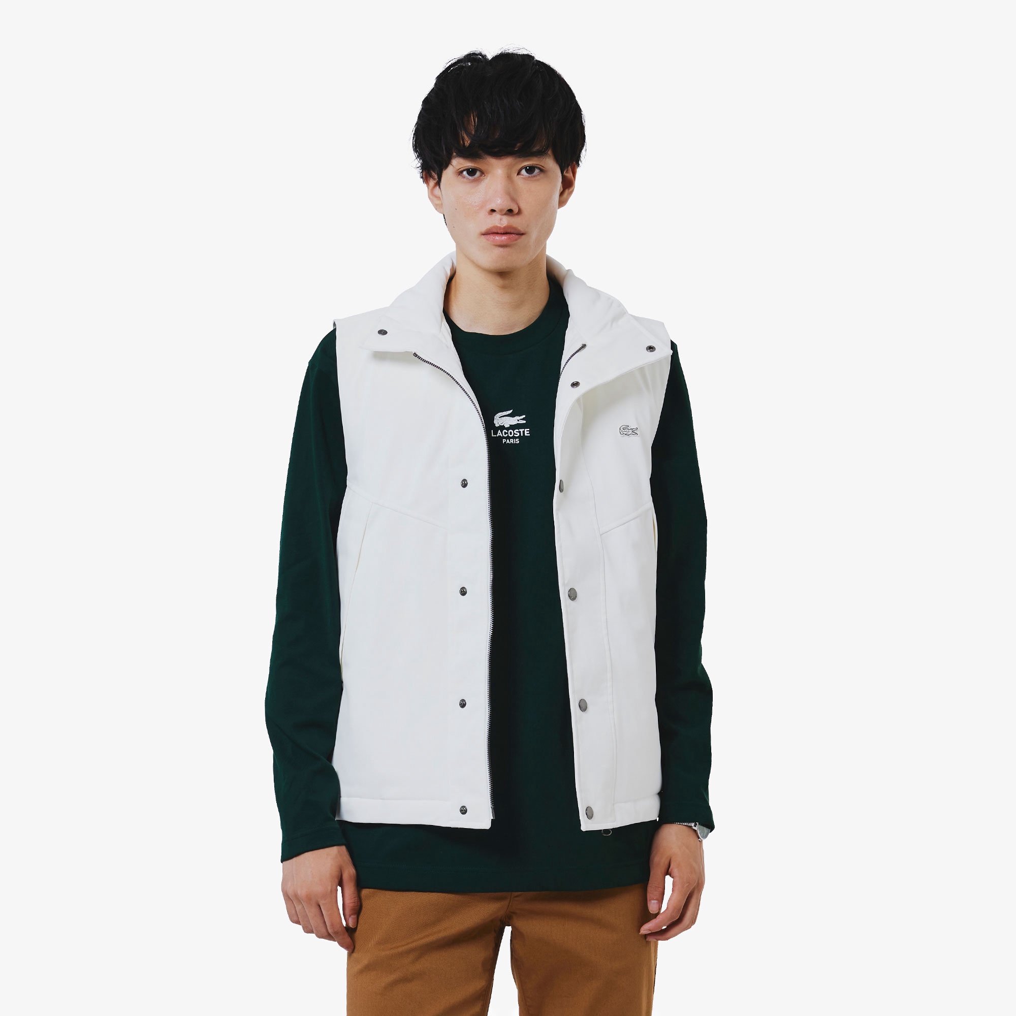 新品未使用　ラコステ　LACOSTE　ベスト　ゴルフ　テニス　メンズ　ＭＬサイズ 新品未使用 ラコステ LACOSTE ベスト ゴルフ テニス メンズ ML