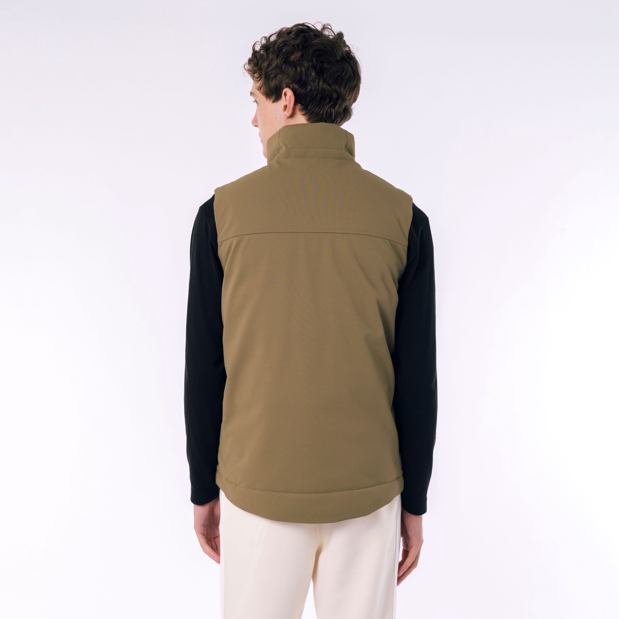 耐水透湿ピケダウンベスト