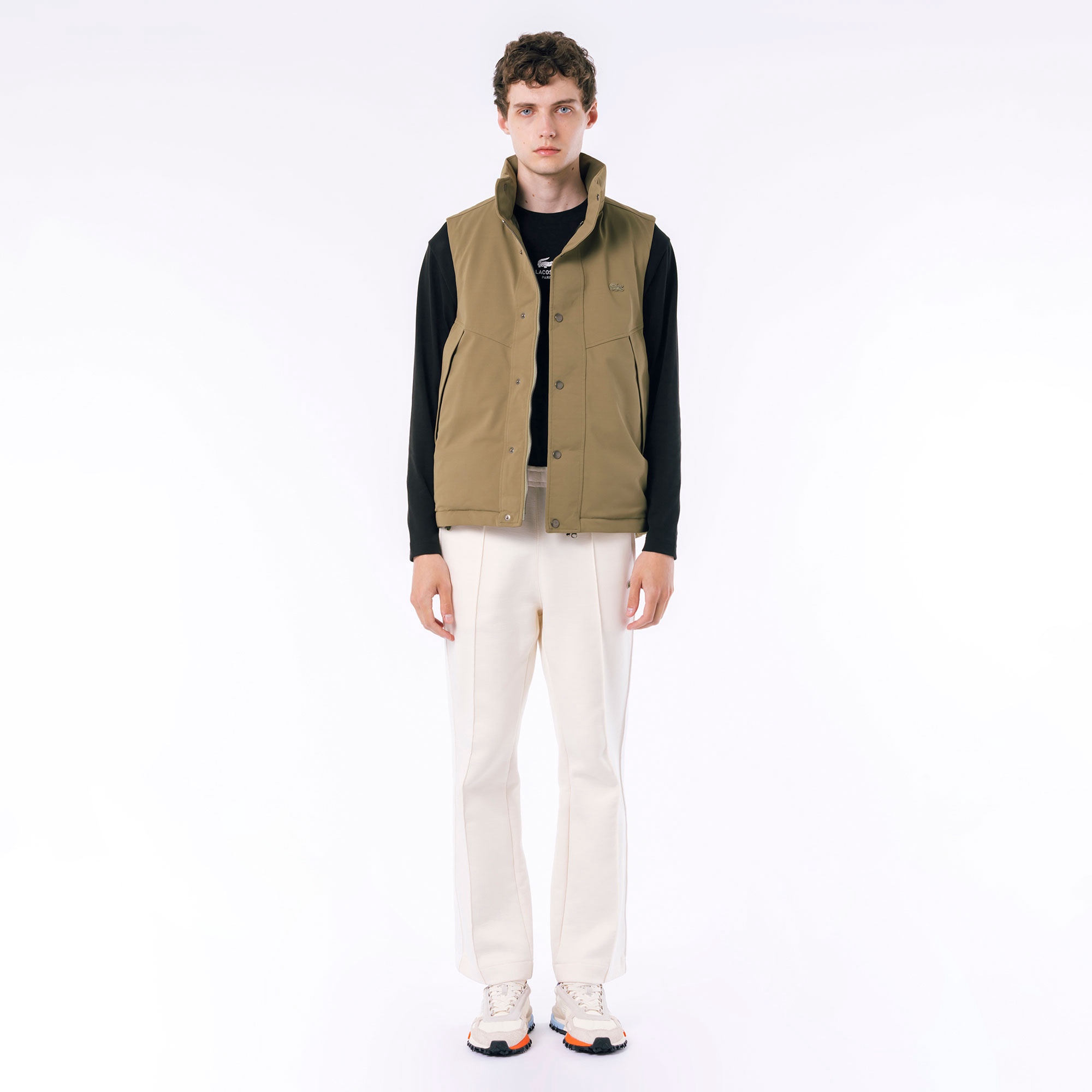 耐水透湿ピケダウンベスト