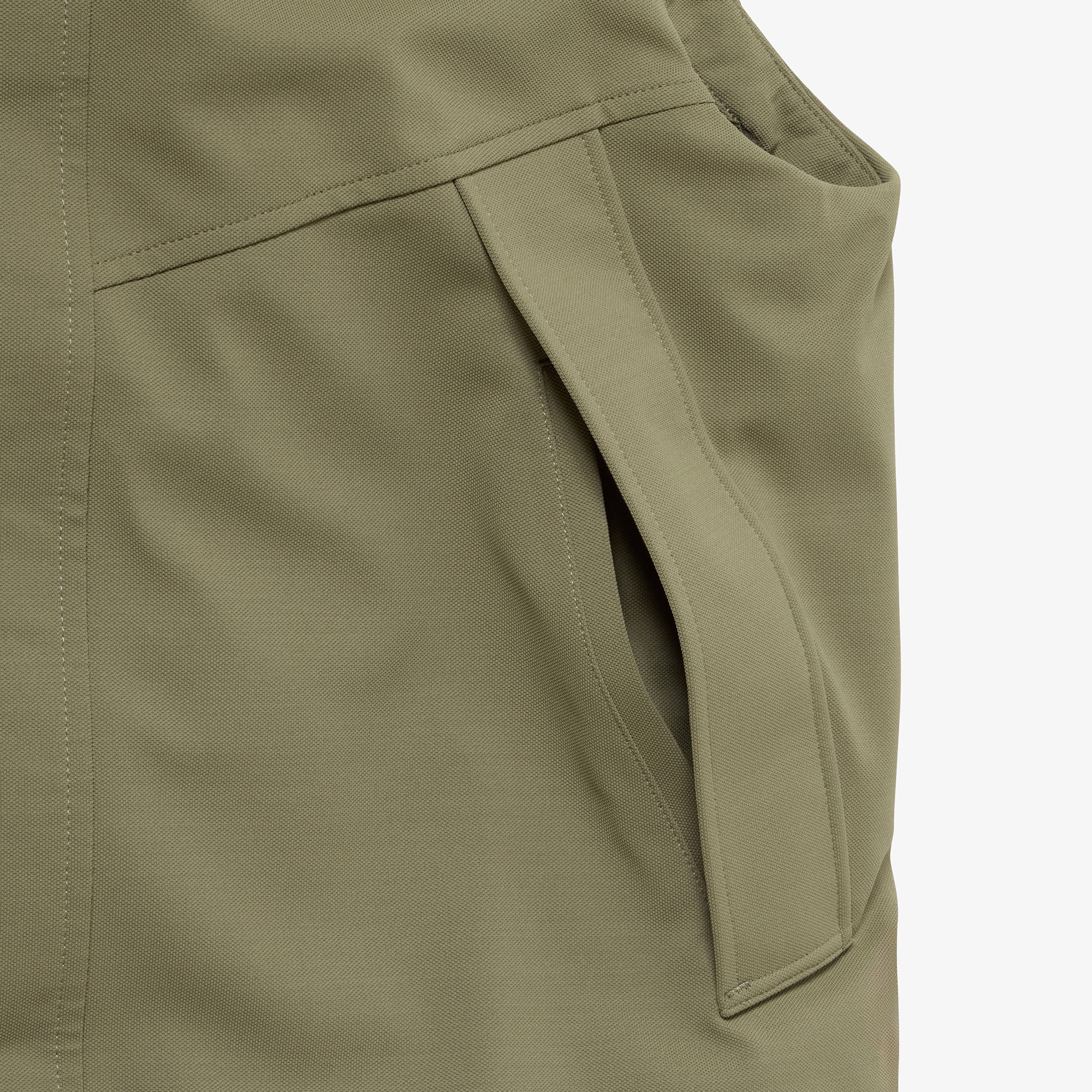 耐水透湿ピケダウンベスト