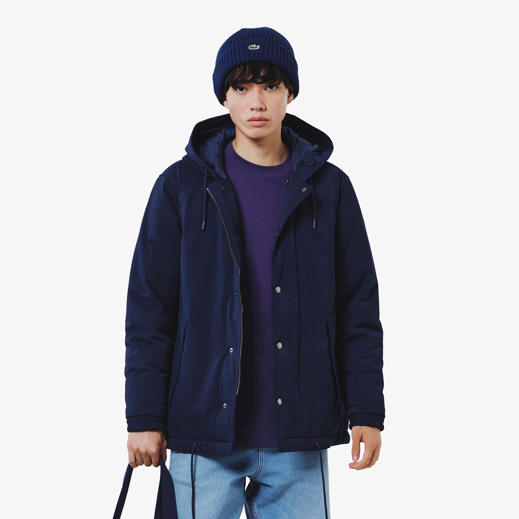 耐水透湿ピケダウンジャケット