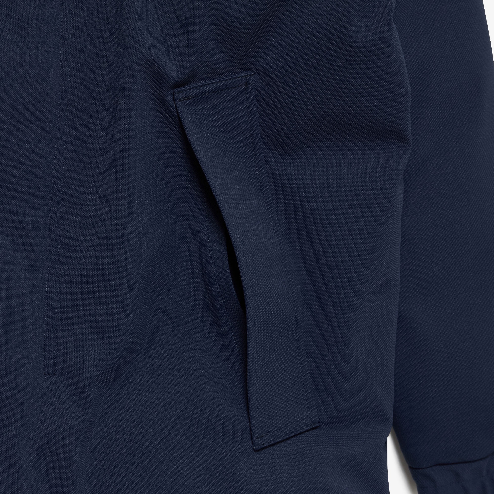 耐水透湿ピケダウンジャケット