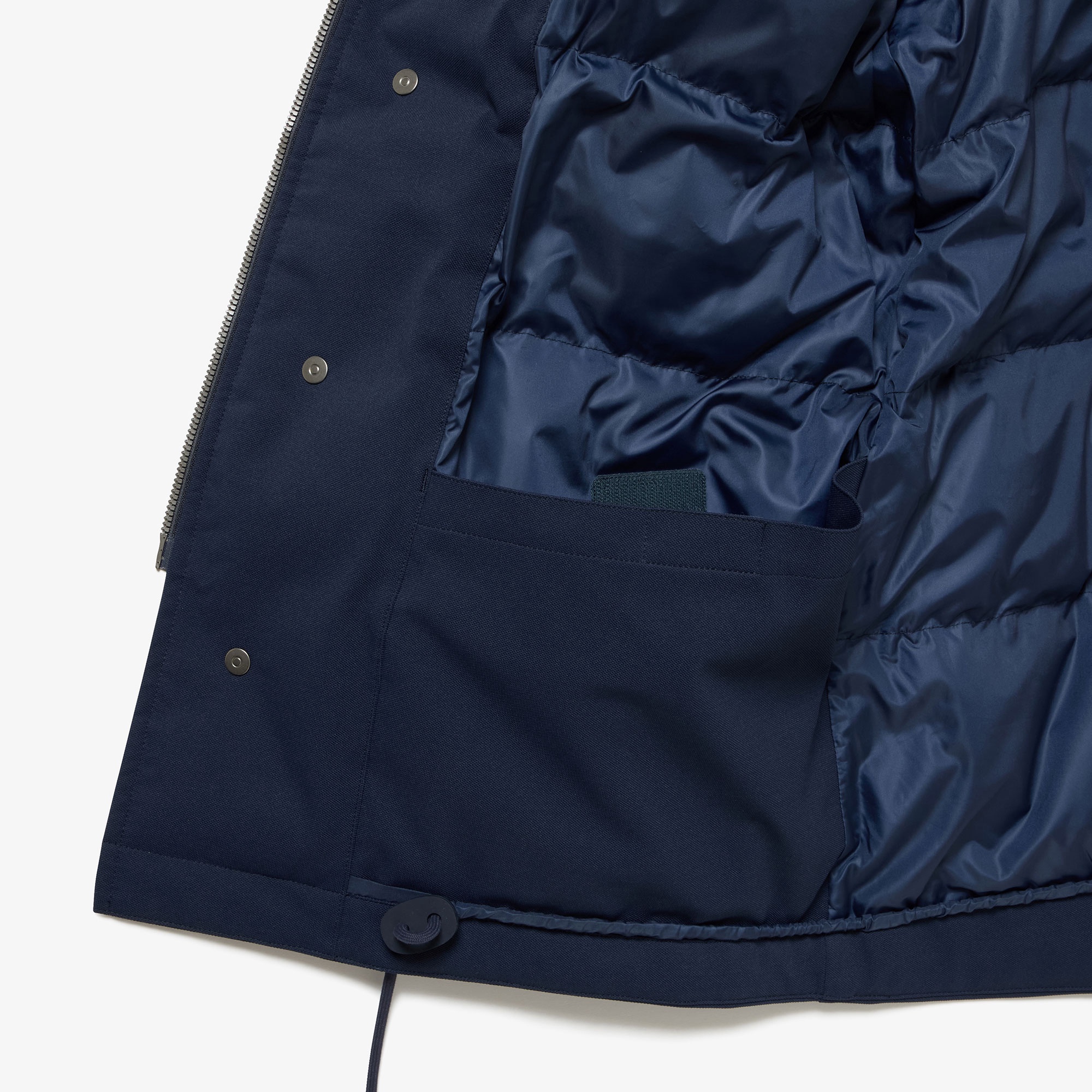 耐水透湿ピケダウンジャケット