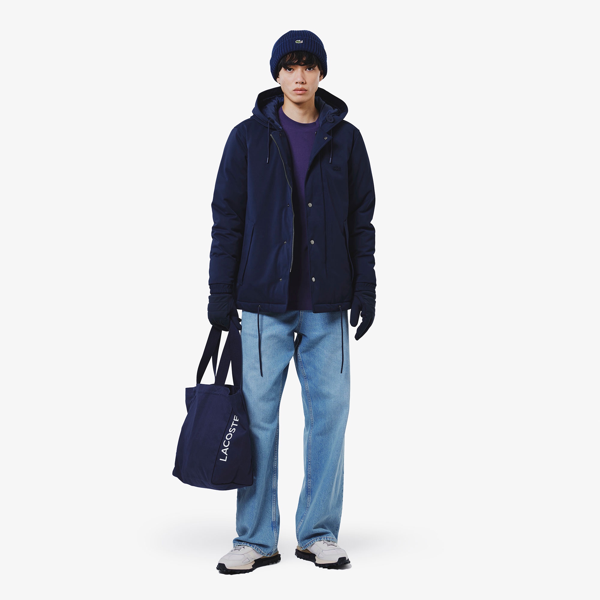 耐水透湿ピケダウンジャケット