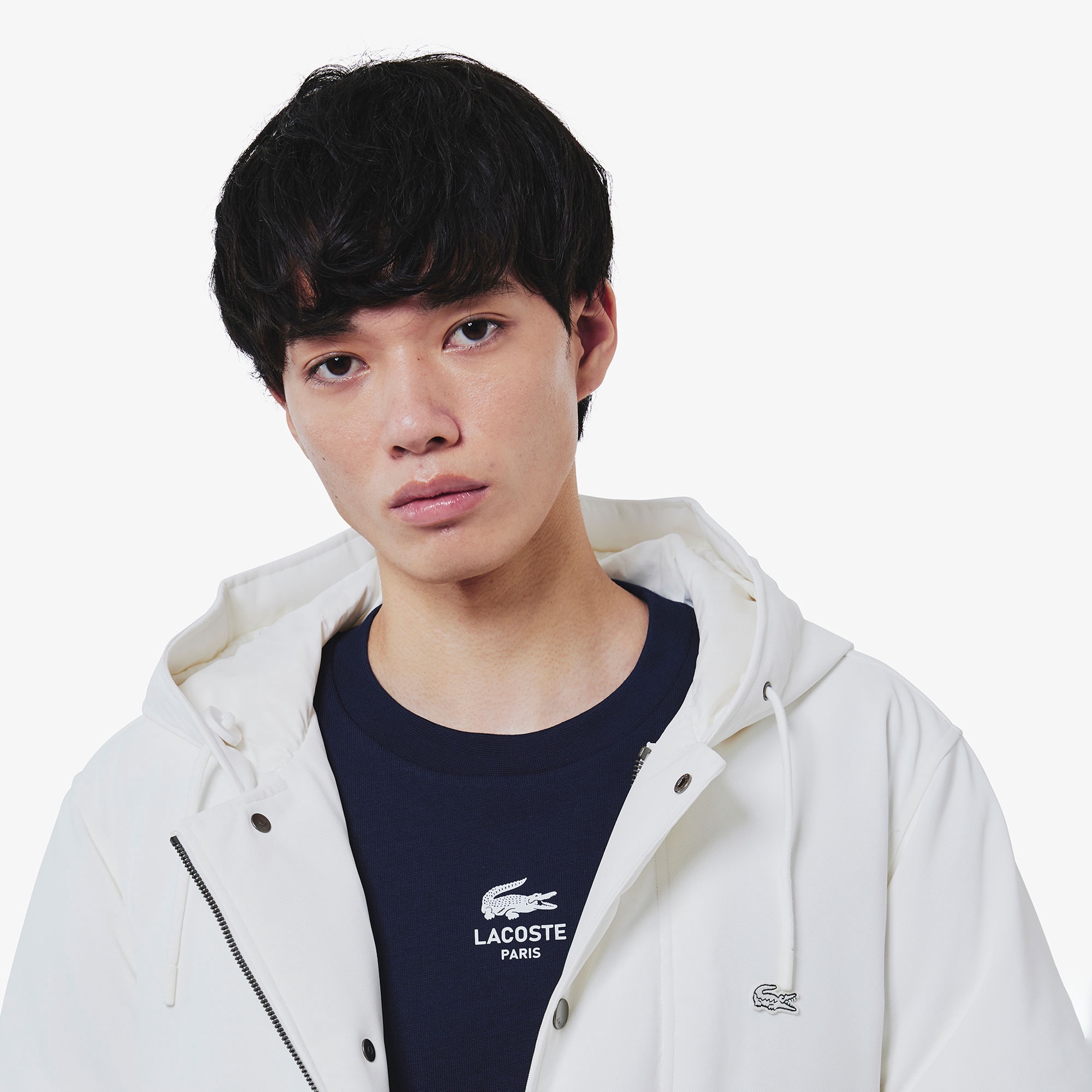 耐水透湿ピケダウンジャケット