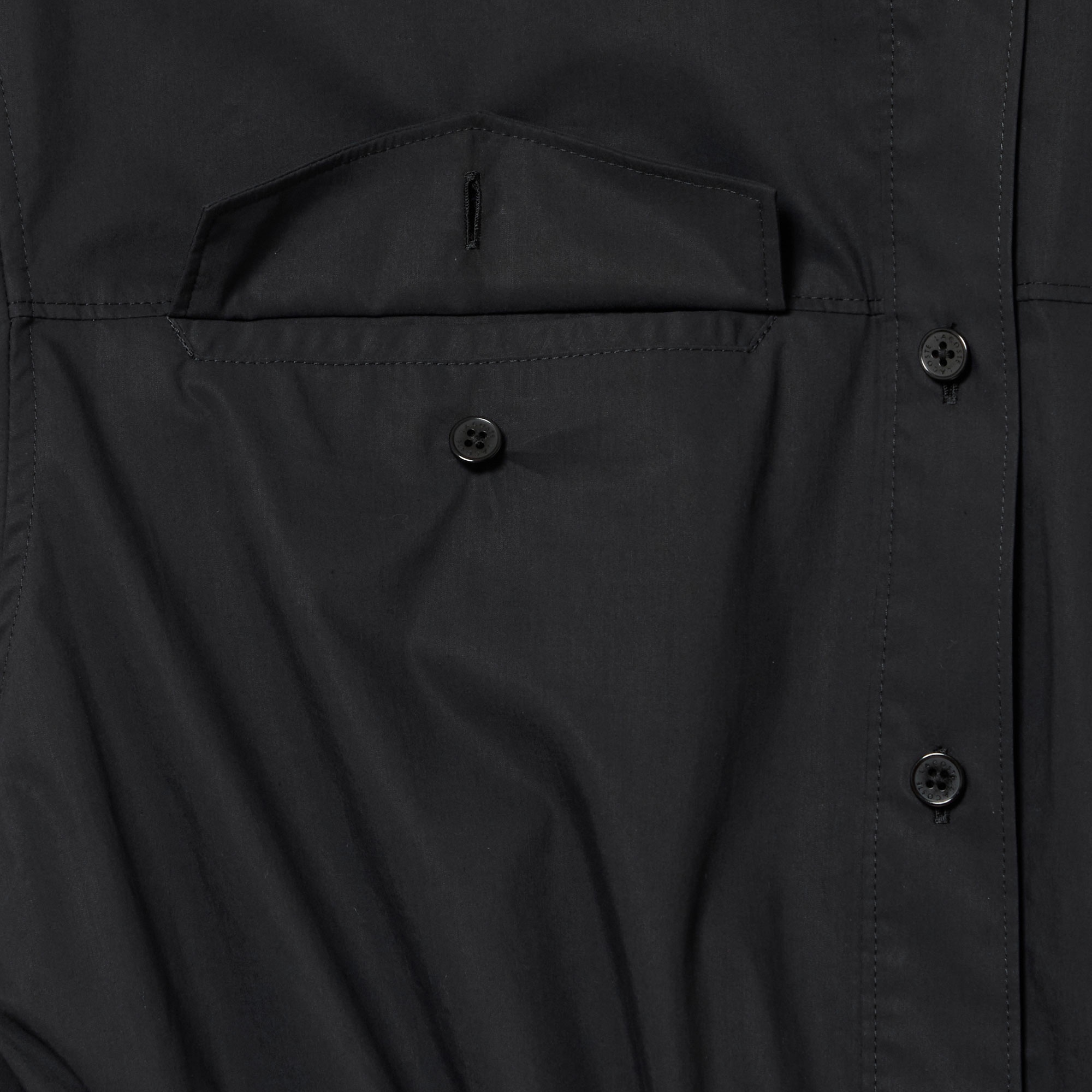 フラップポケットシャツドレス