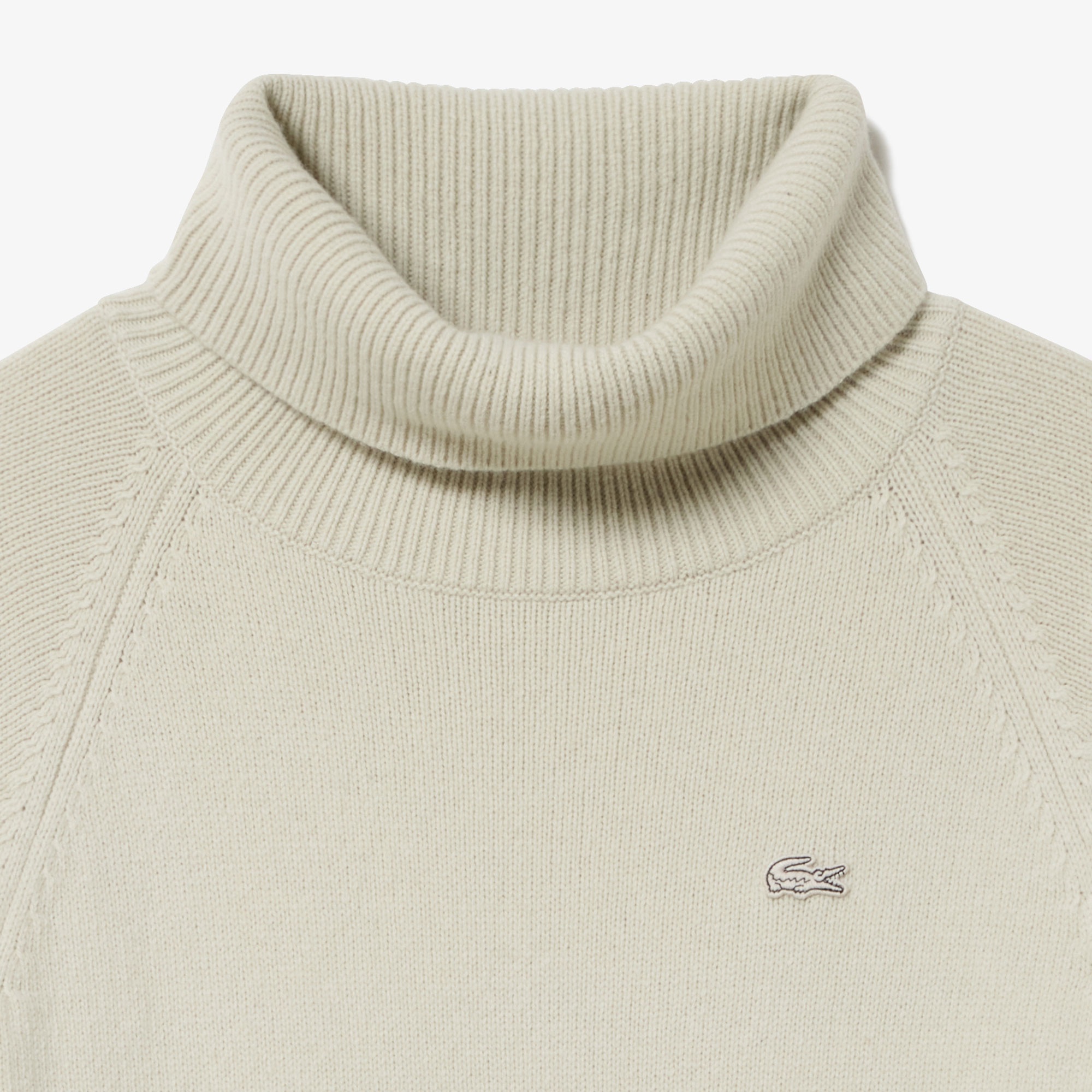 ミドルゲージタートルネックニットドレス