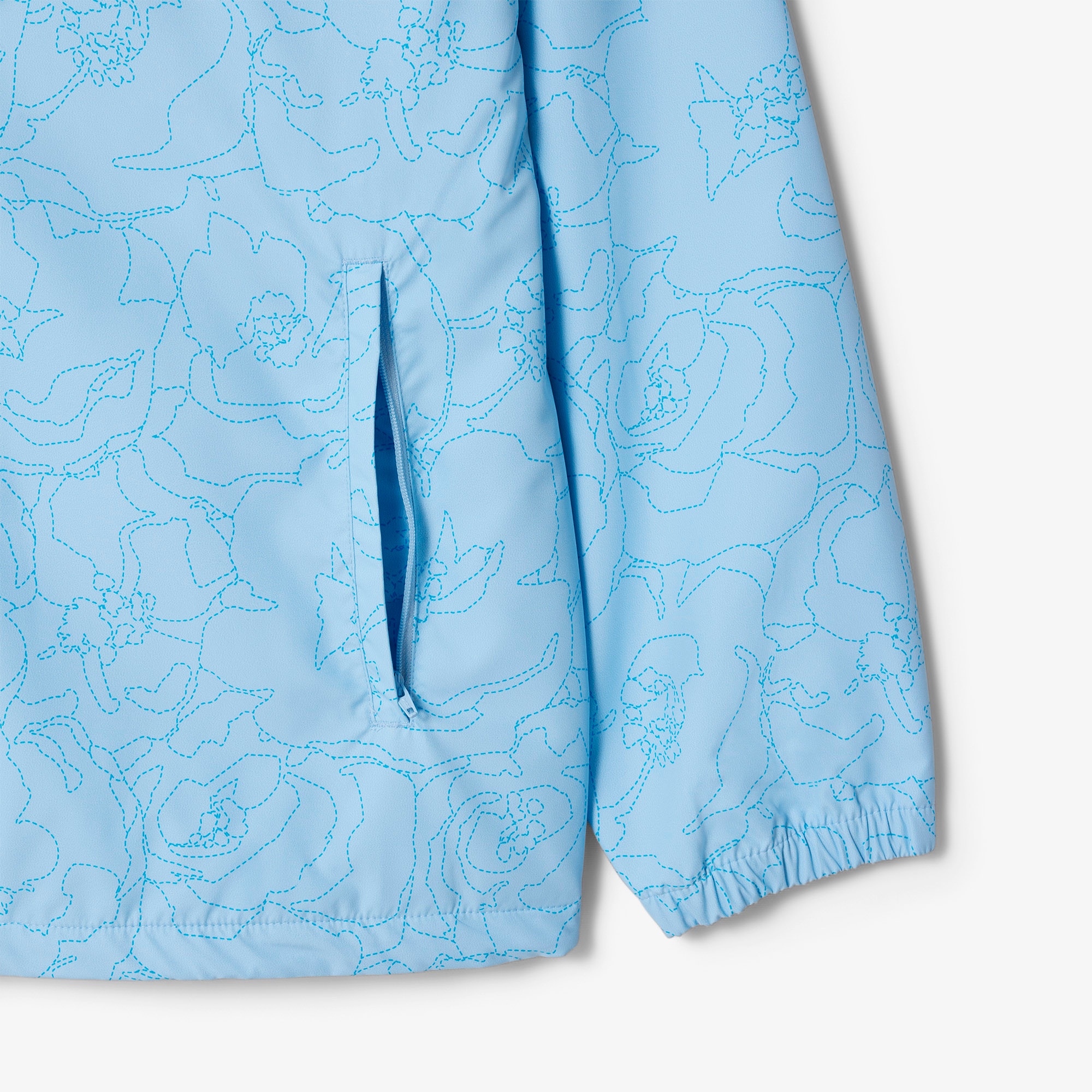 フローラルプリントウィンドブレイカー