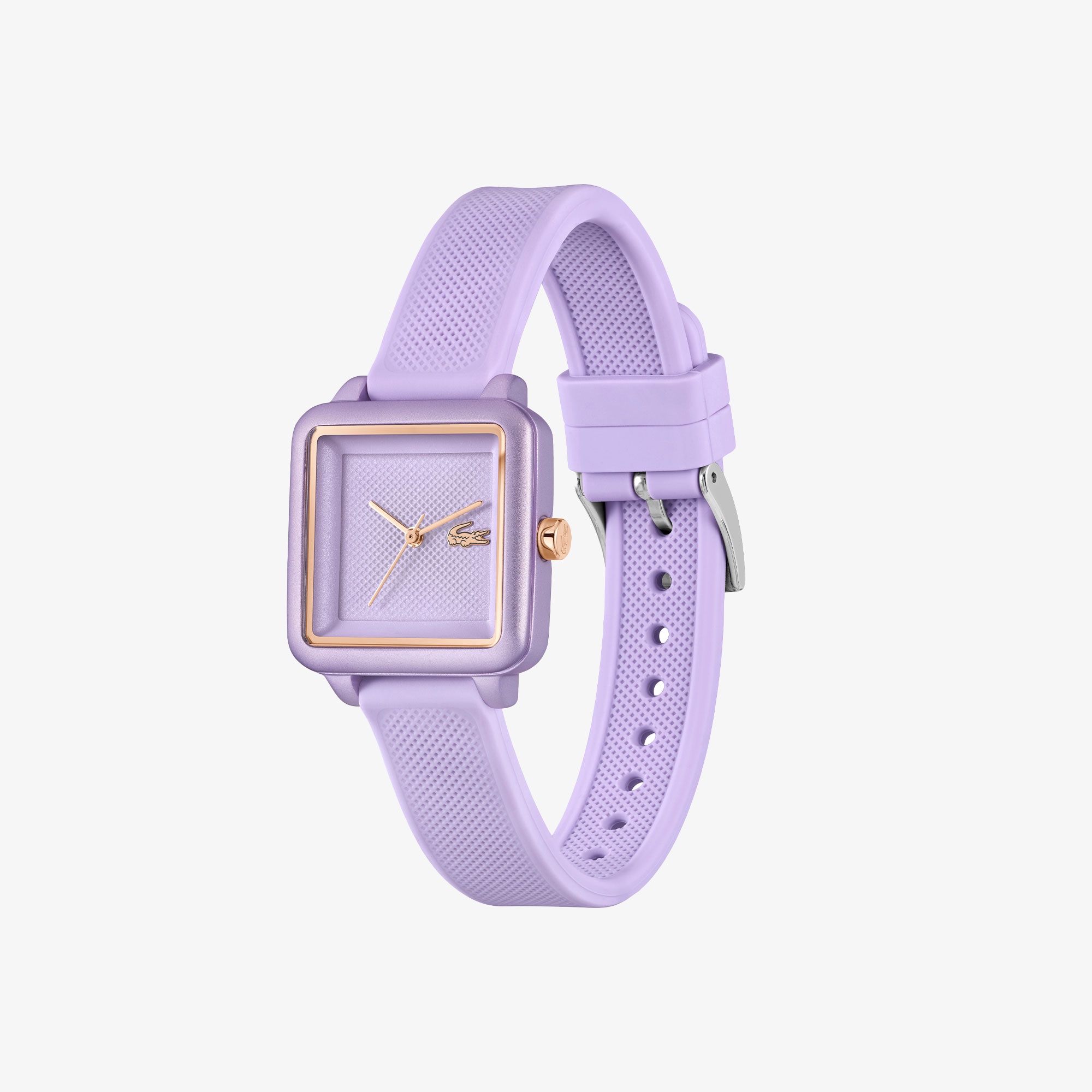 【新品】LACOSTE.12.12 FLOW 腕時計　ライトパープル Lacoste Women's Lacoste 12.12 Flow Purple Silicone Strap