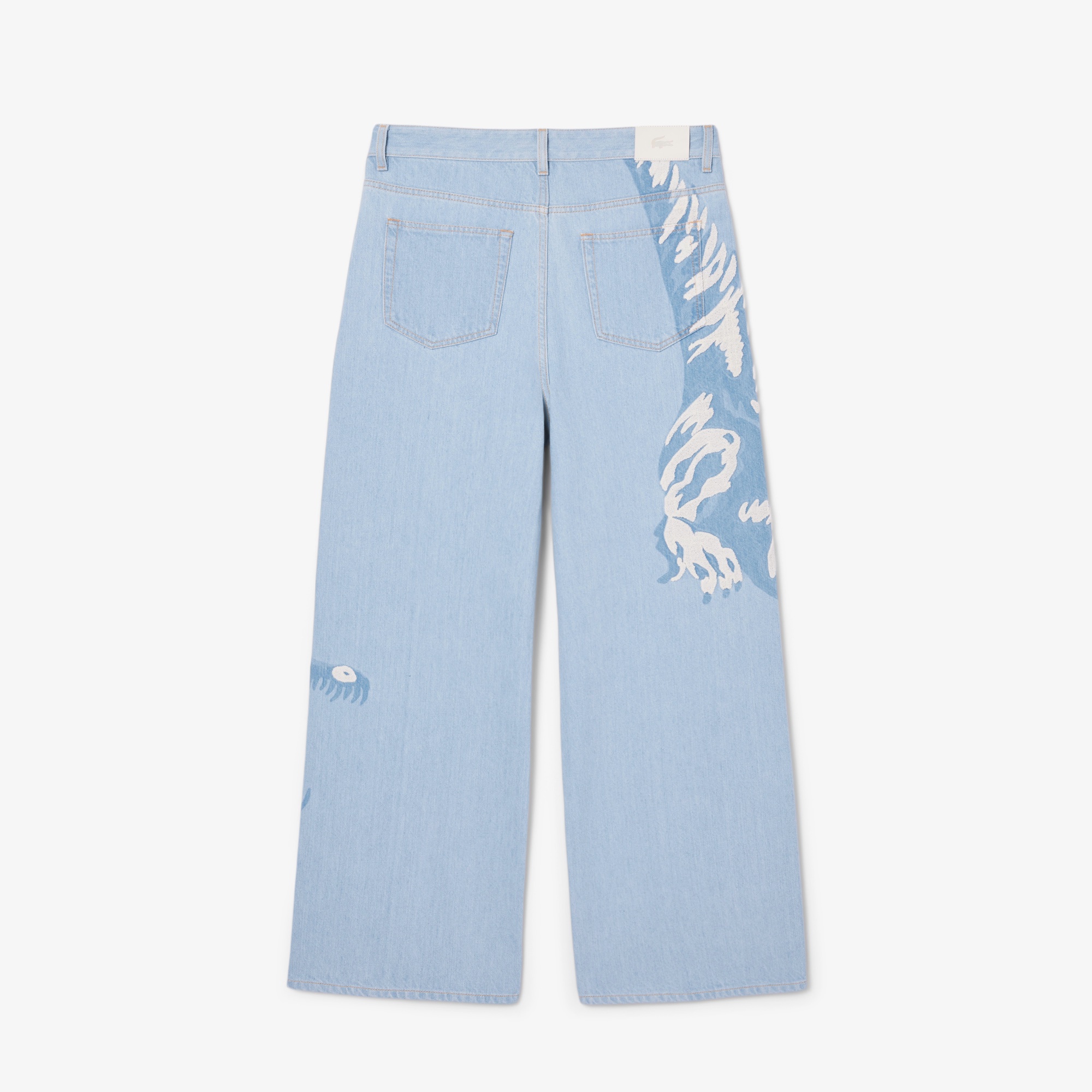 『FW24 Fashion Show』 メンズ ワニロゴグラフィックハイウェストジーンズ