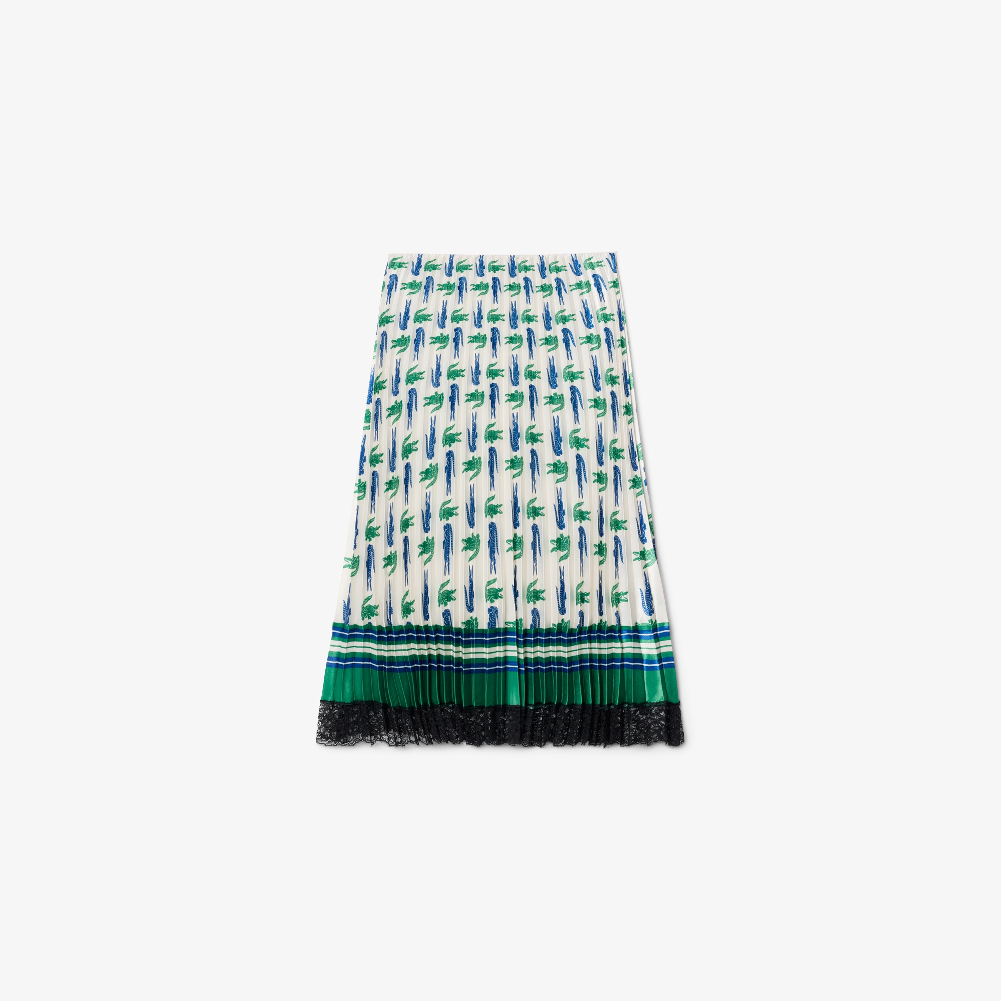 『FW24 Fashion Show』 オールオーバープリントプリーツサテンスカート