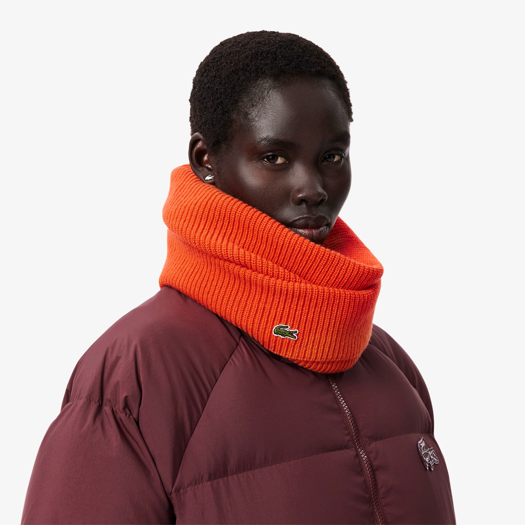 カシミヤニットネックゲイター