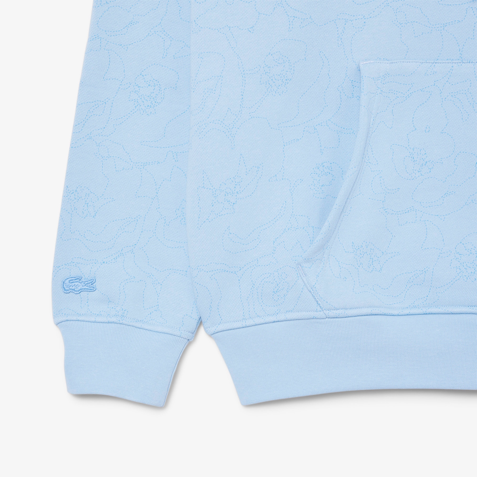 フローラルテキスタイルスウェットフーディー