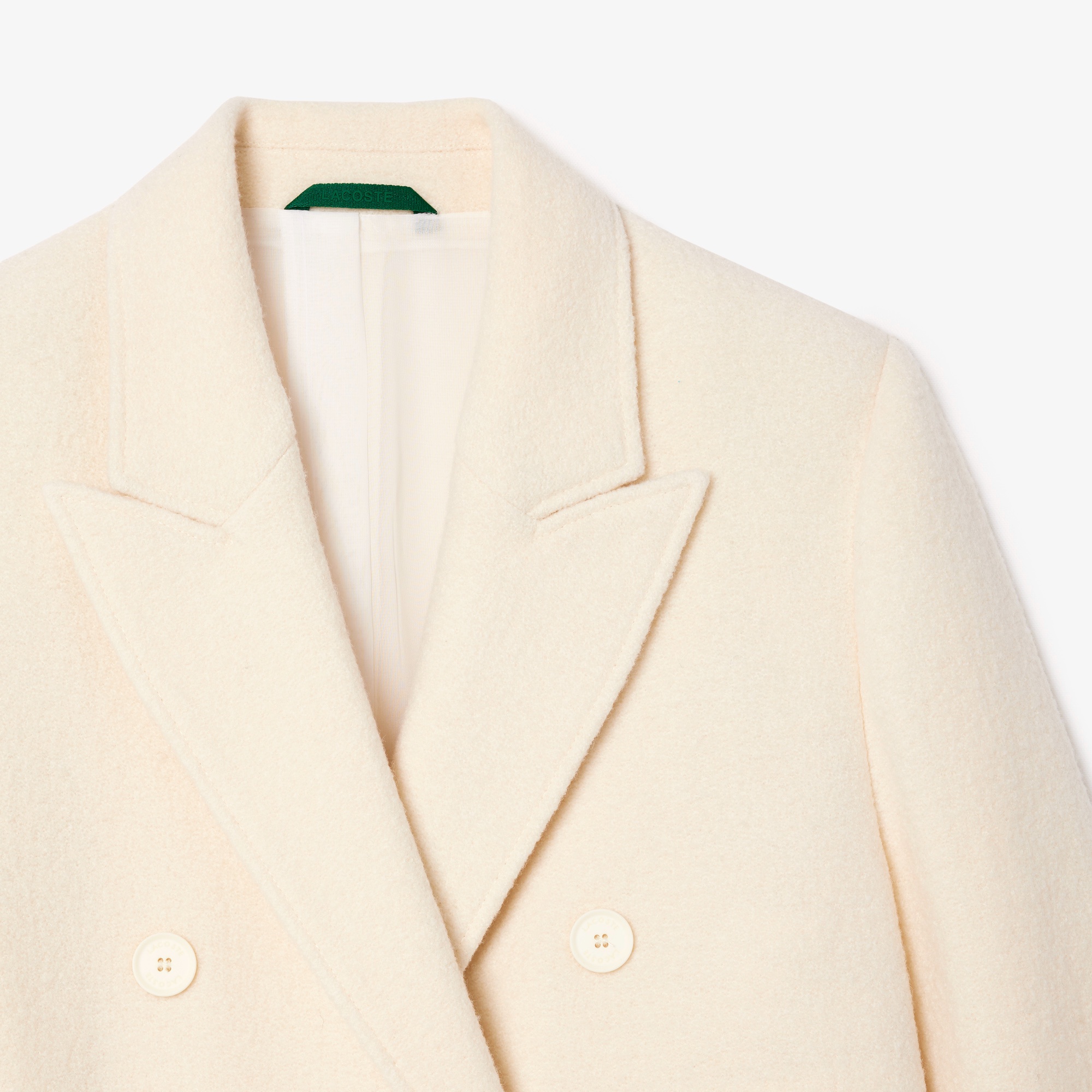 ダブルブレストウールコート