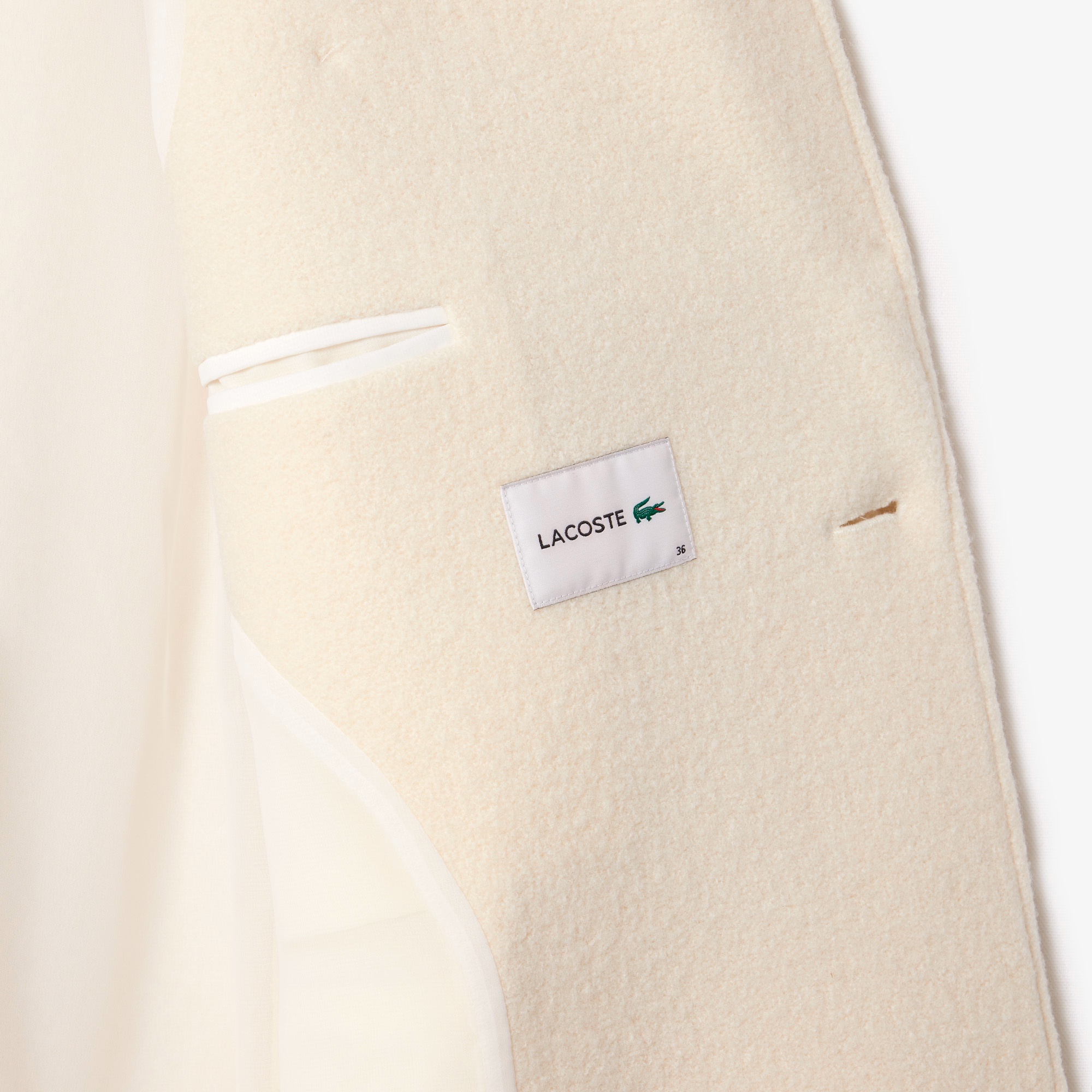 ダブルブレストウールコート