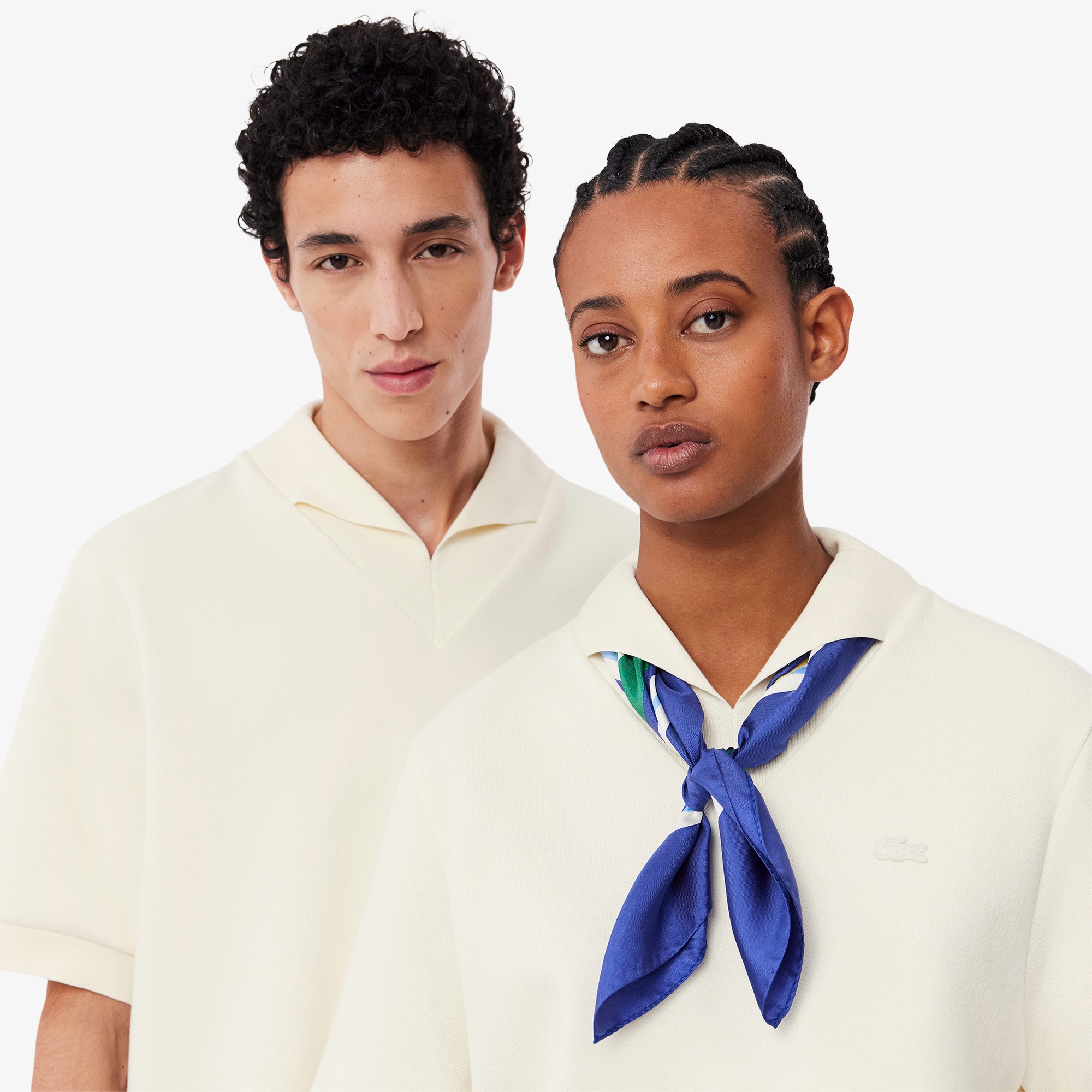 『FW24 Fashion Show』 オーバーサイジング変形カラーポロシャツ