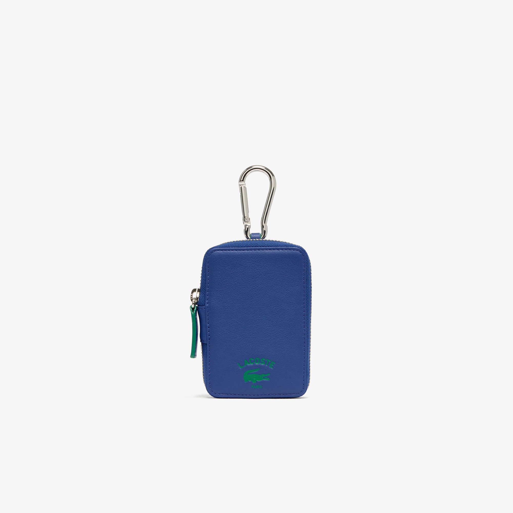 ラコステ スマートキーケース　グリーン ラコステ LACOSTE DOUX ソフトレザーラウンドジップキーケース