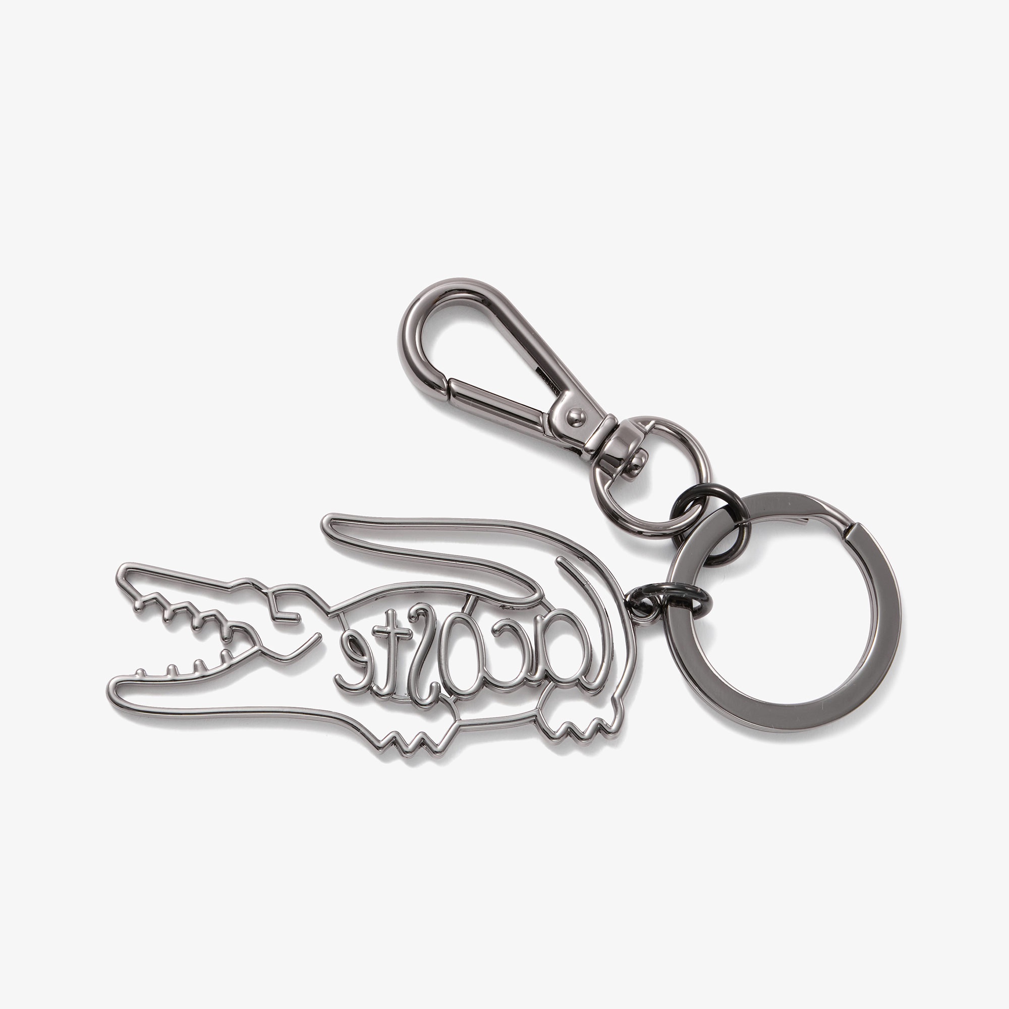 ラコステ新品フランス国旗ワニ刺繍キーリング鍵キー カバー仏クロコダイル鰐クロコ旗 ラコステ（LACOSTE）公式オンラインストア