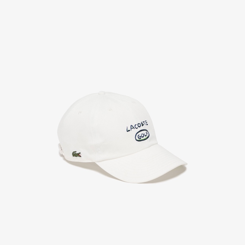LACOSTE 軽量キャップ - ホワイト-ゴルフ男女 ラコステゴルフキャップ RK035J - ラコステ（LACOSTE）公式オンライン