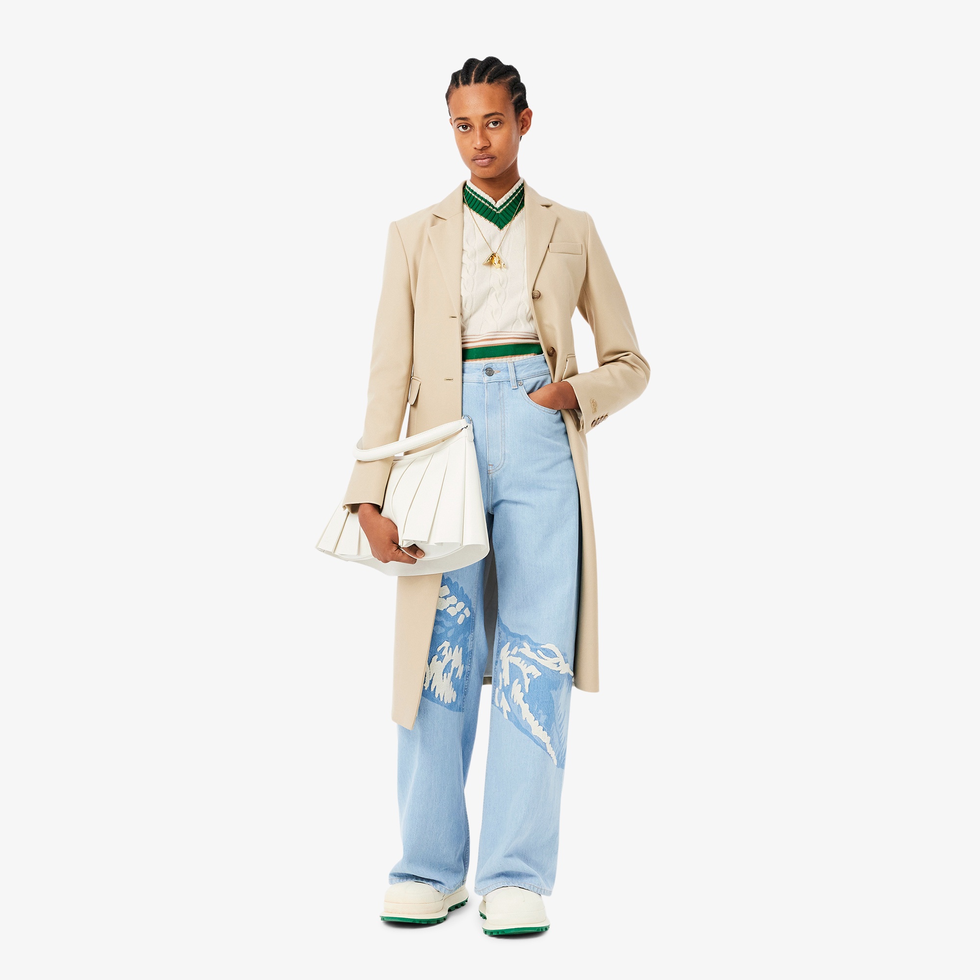 『FW24 Fashion Show』 クロップドニットベスト