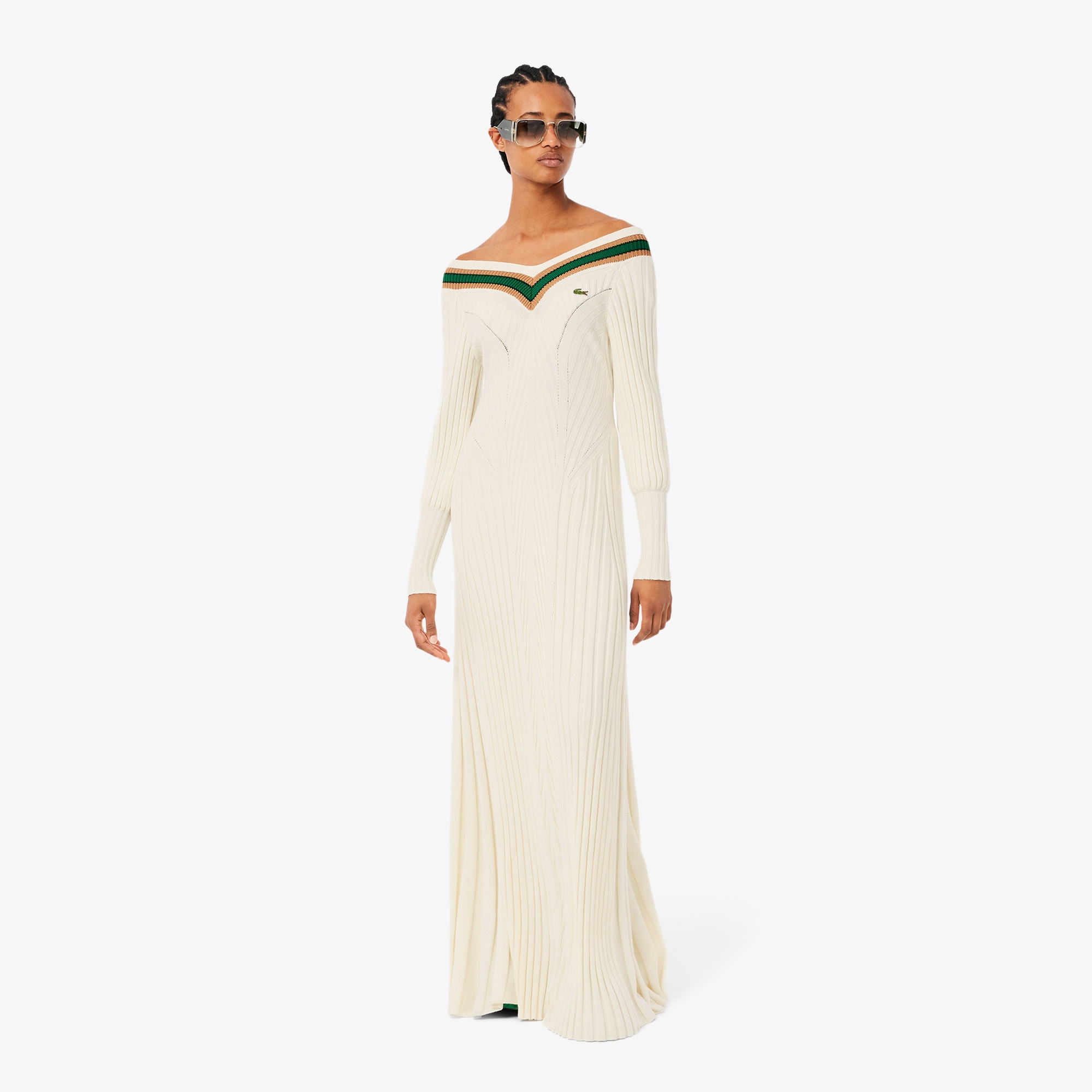 【完売必至♡】ELISABETTAFRANCHI ニット コートドレス ELISABETTA FRANCHI Red carpet dress in lurex jersey with