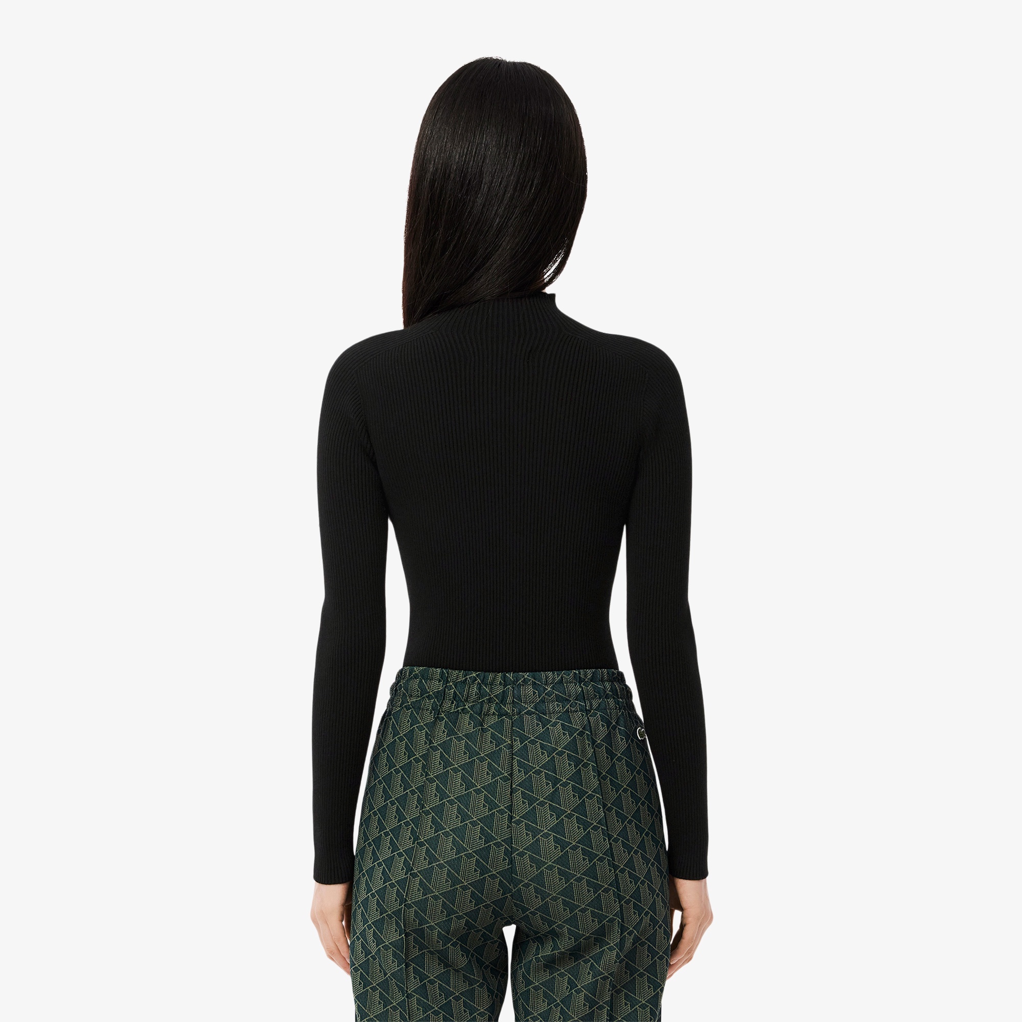 3Dニッティングハイネックセーター