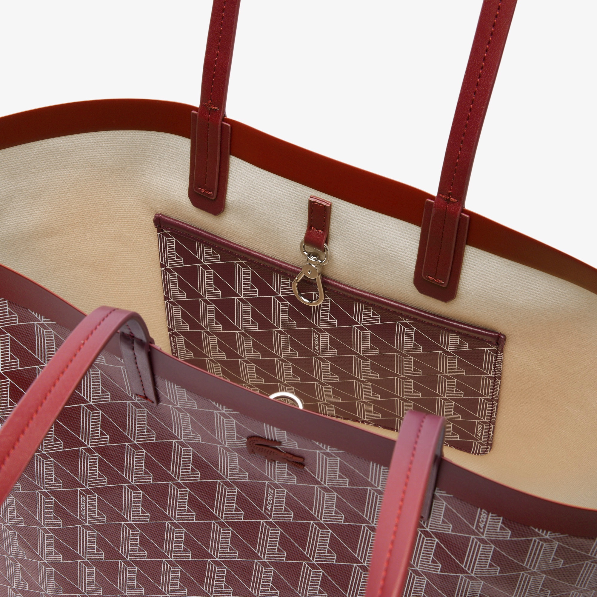 ゼリー コーテッドキャンバスミディアムトートバッグ