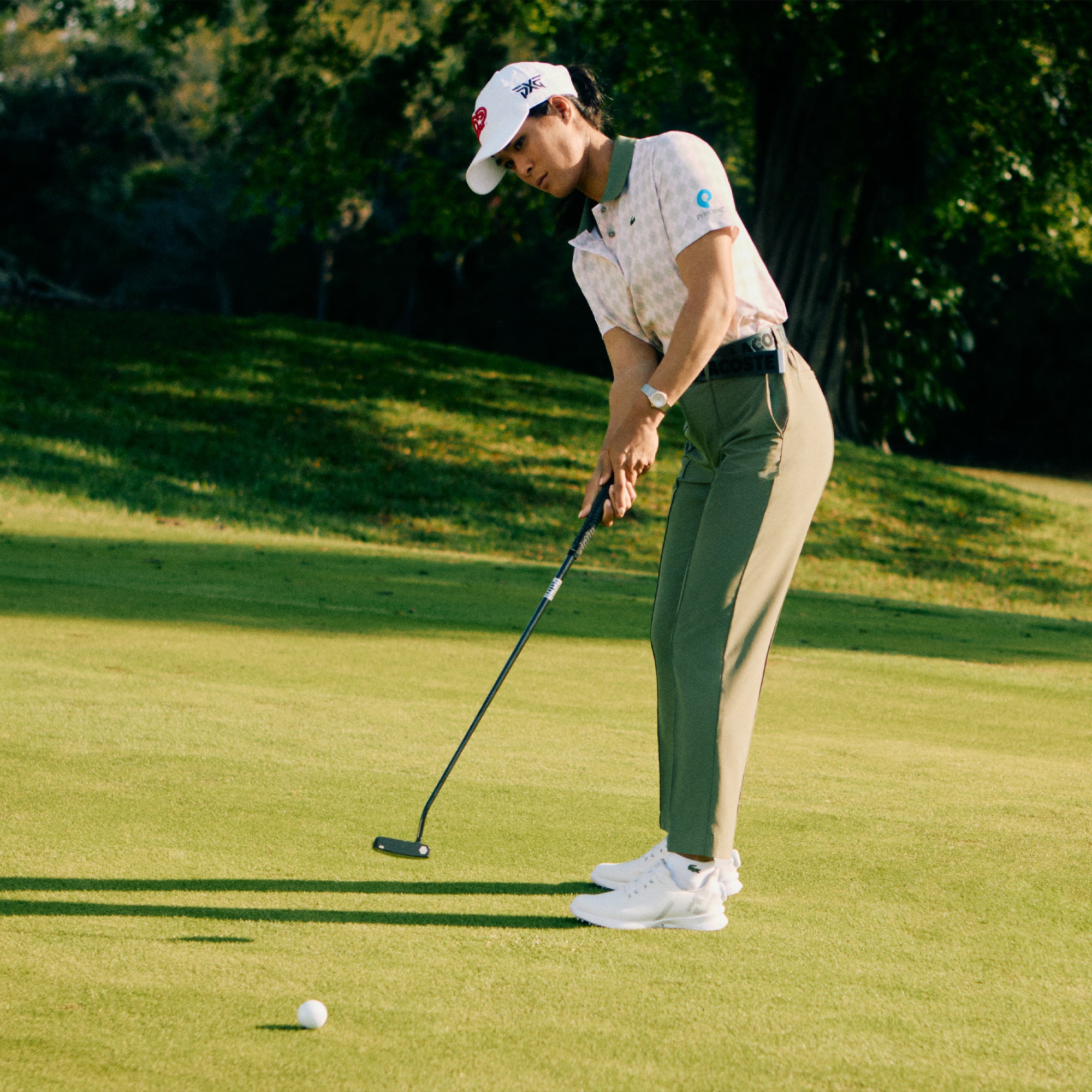 センタークリースゴルフパンツ