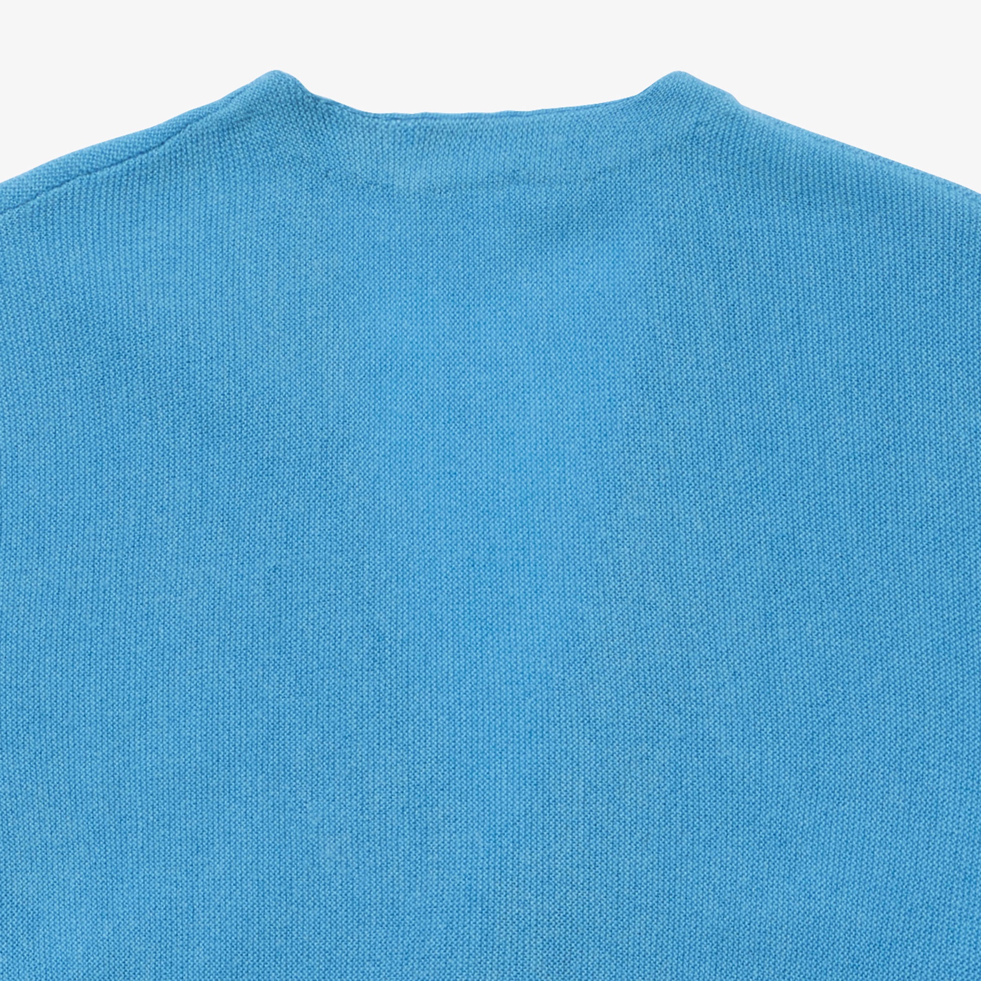 ガーター編みVネックカーディガン