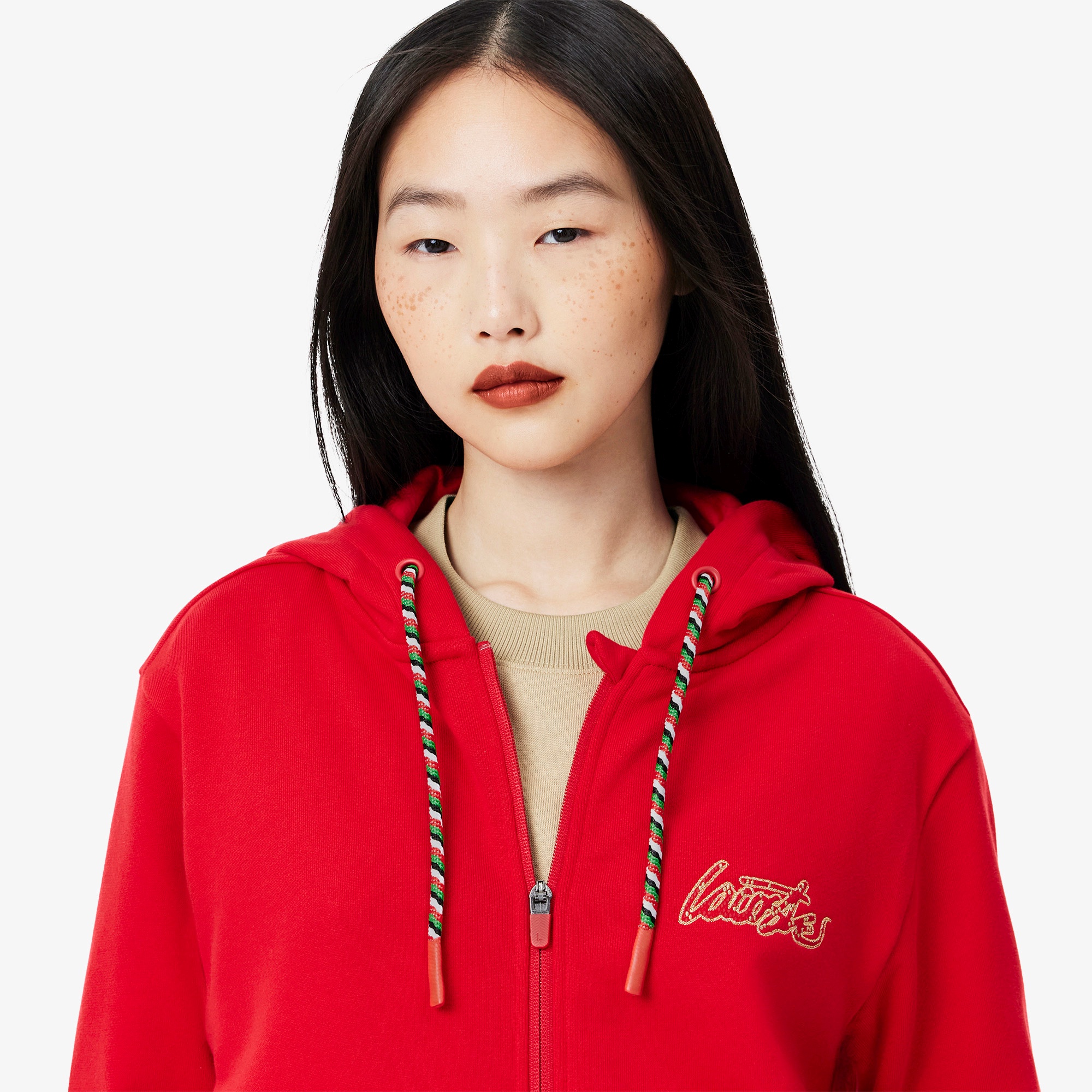 ルーナー ニュー イヤー コットンフリースジップフーディー