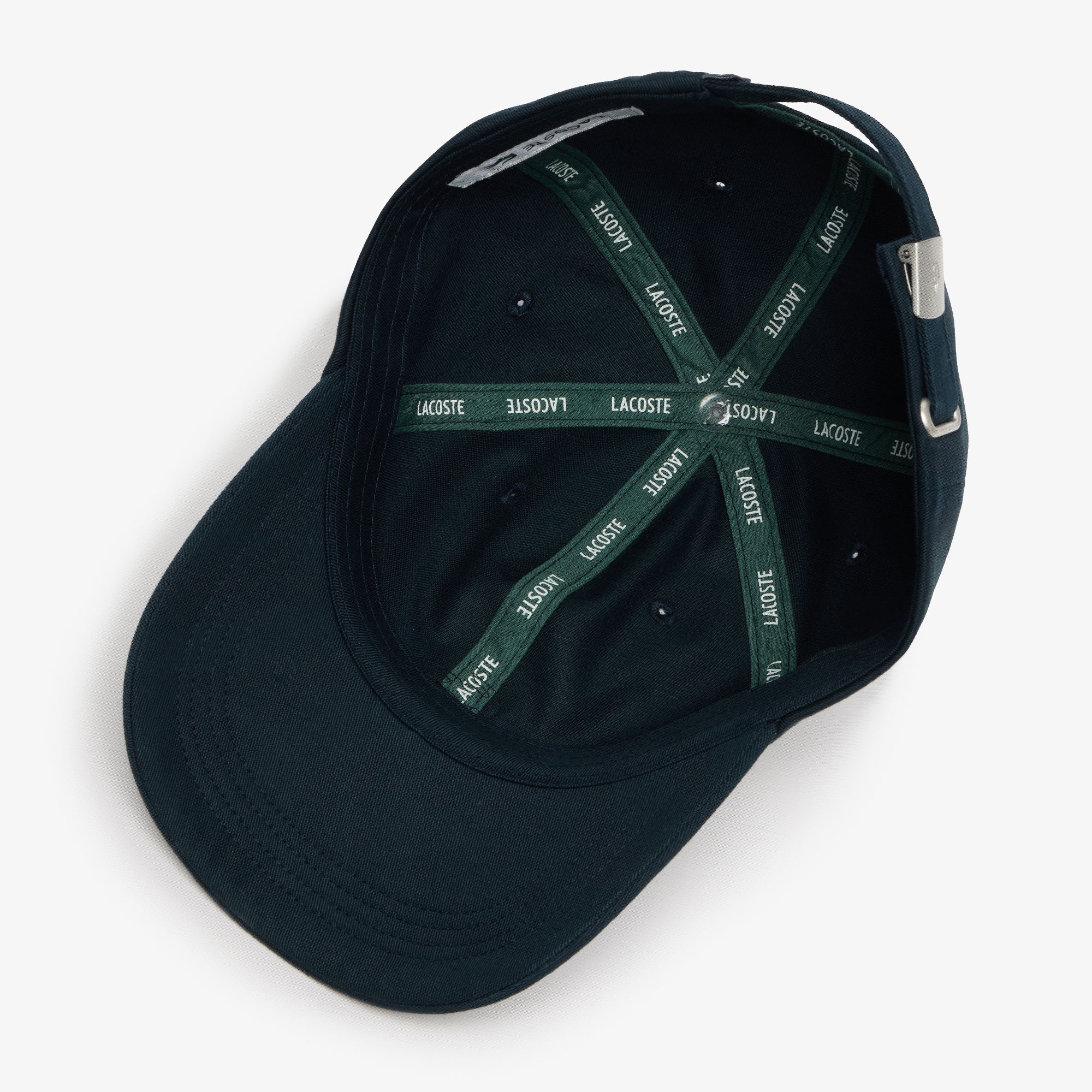 ワンポイントワニロゴキャップ