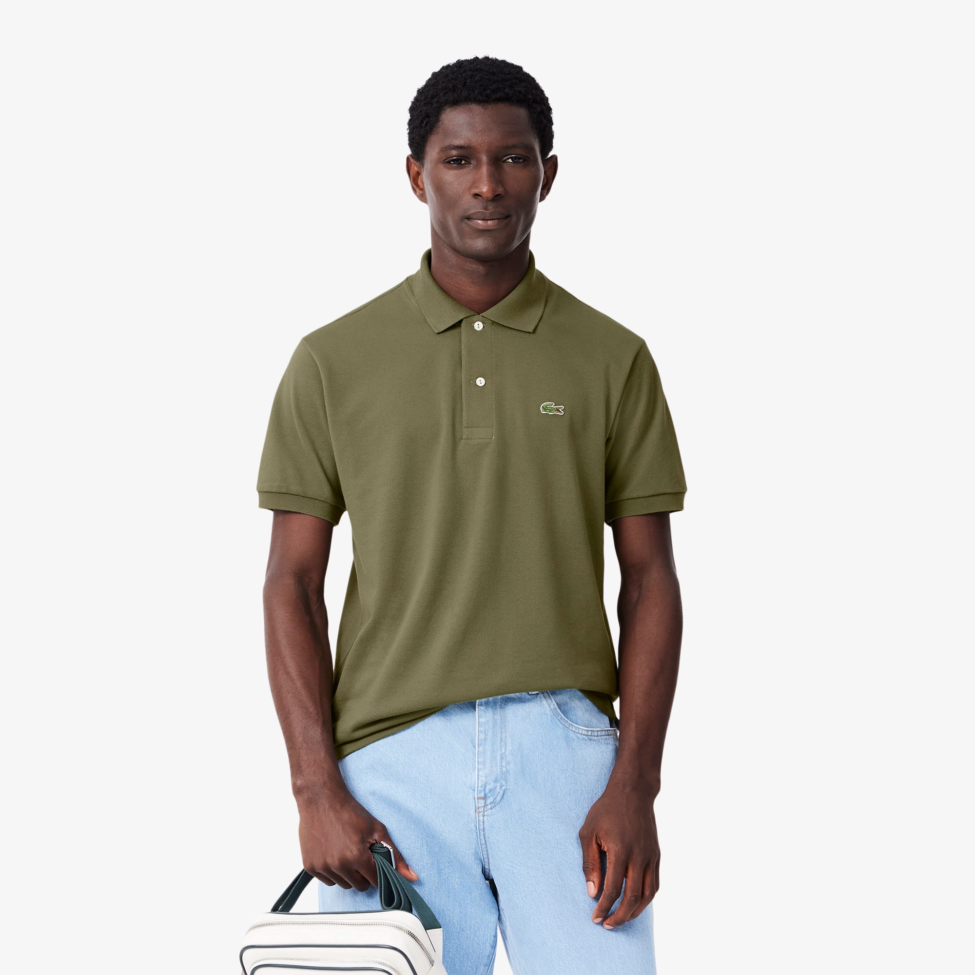 LACOSTE クラシックフィット 黒ポロシャツ US M ラコステ LACOSTE L.12.12 クラシックフィット 半袖 ライト