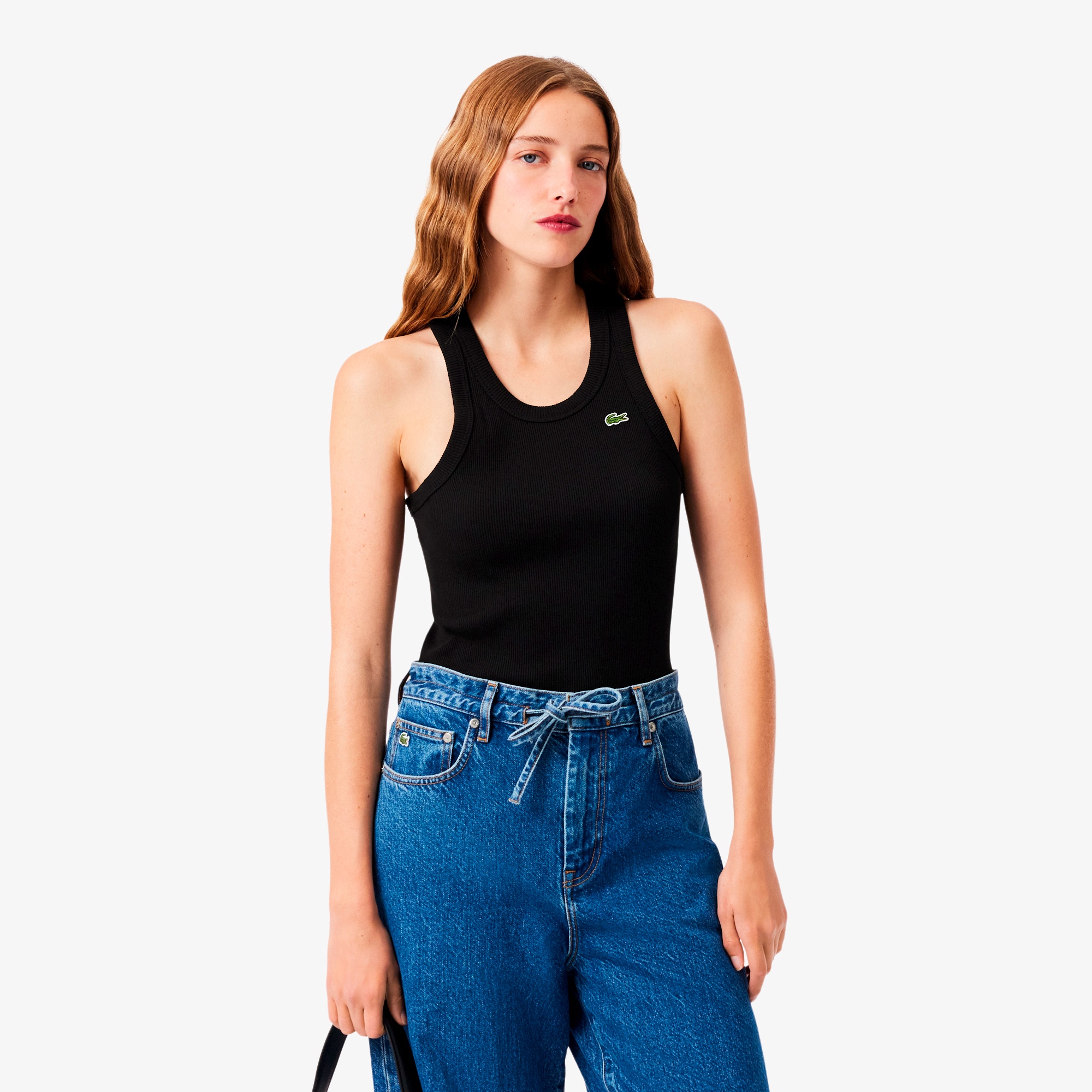 エッセンシャルリブニットタンクトップ