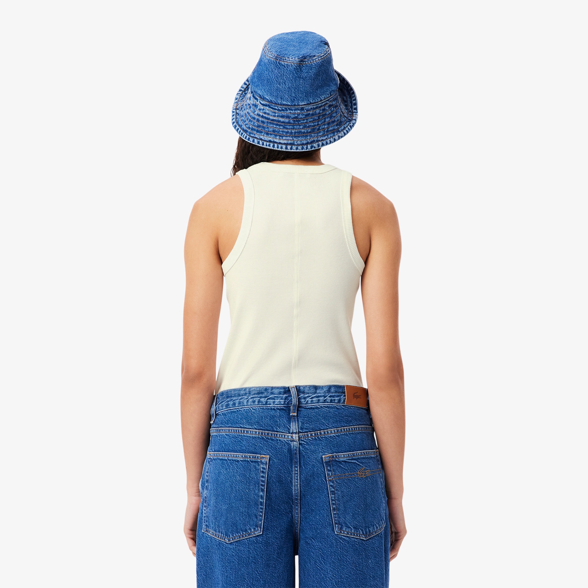 エッセンシャルリブニットタンクトップ