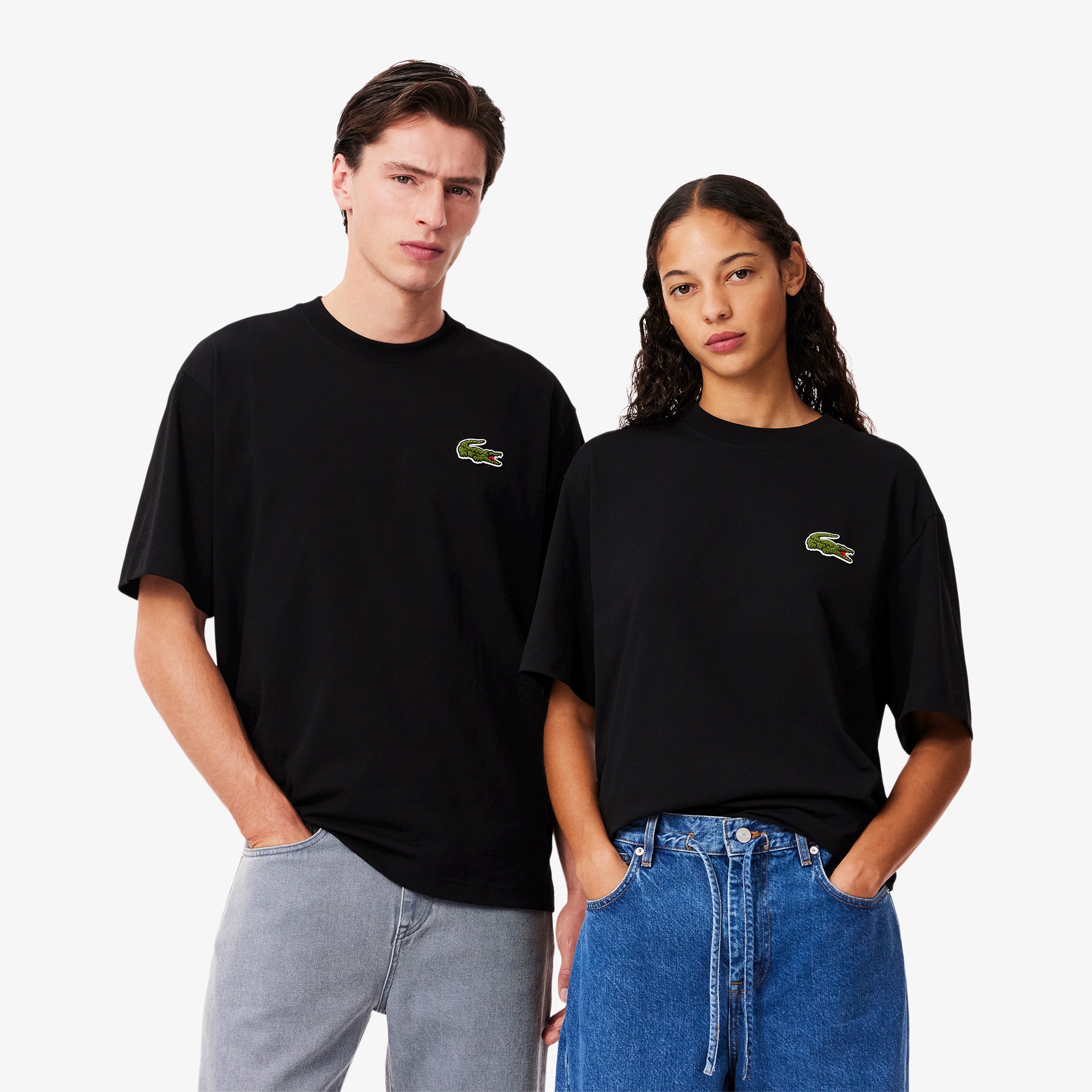 【大セール】ラコステ　Tシャツ　半袖 セール】 ワンポイントロゴ オーバーサイズ ポケット半袖Tシャツ