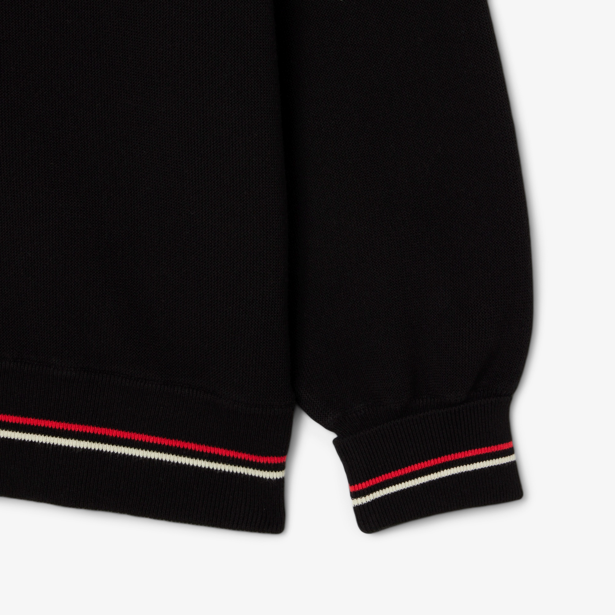 リブニットステッチコットンニットカーディガン