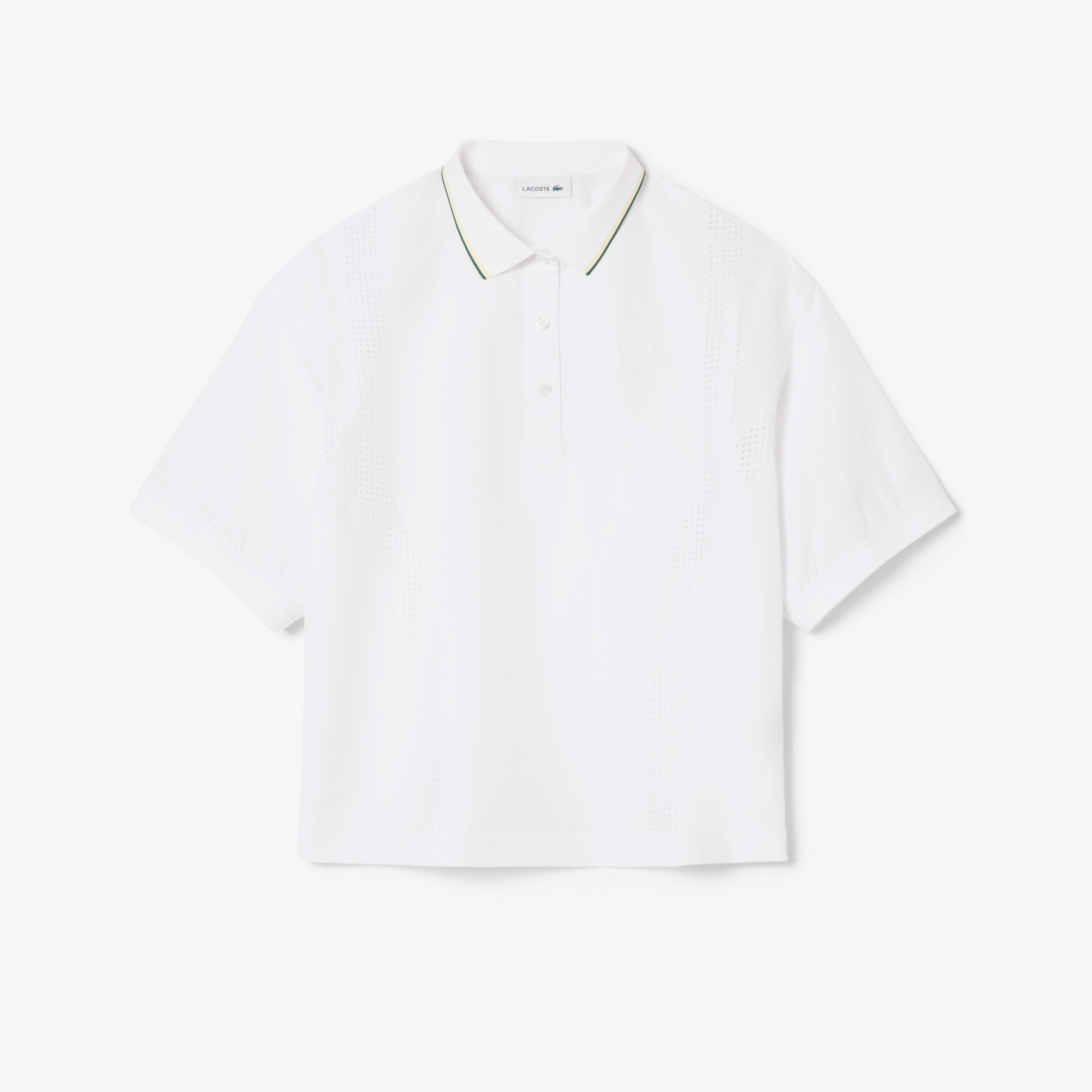 レーザーカットホールテクニカルポロシャツ