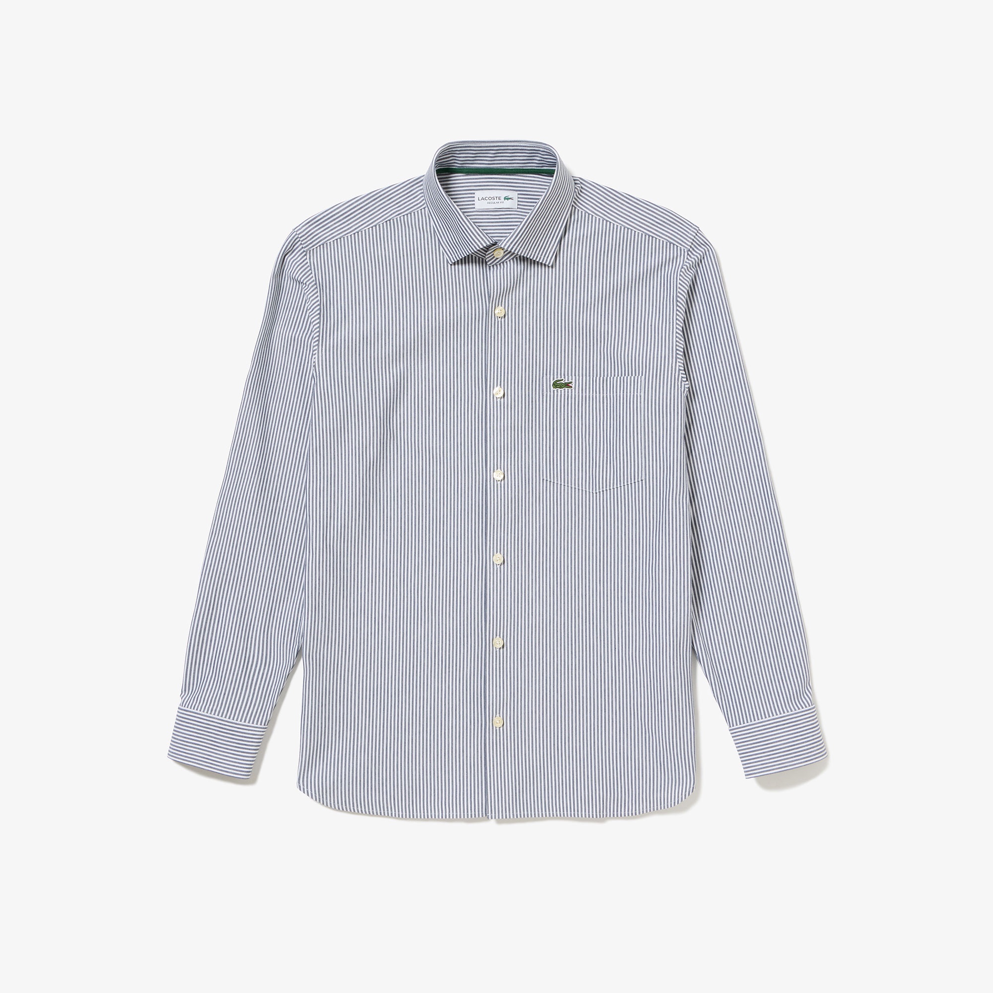 ストライプジャージシャツ