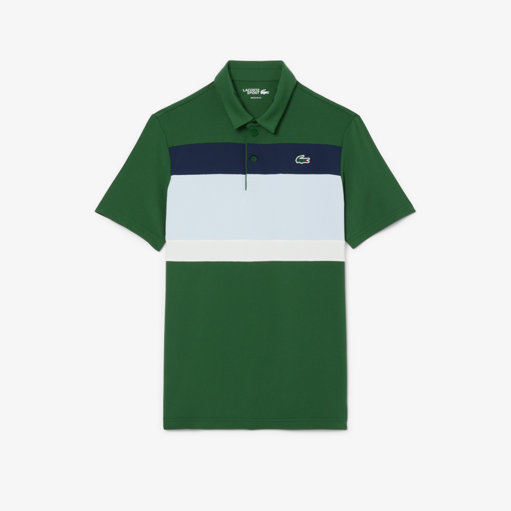 パネルボーダーウルトラドライゴルフポロシャツ