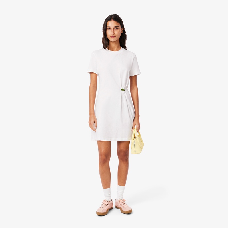 ワニロゴプリーツTシャツドレス EF0583 - ラコステ（LACOSTE）公式