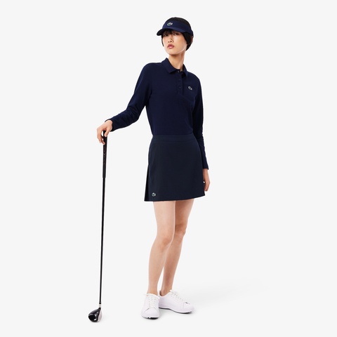 Lacoste ラコステ ウルトラドライゴルフスカート L ネイビー ラコステ LACOSTE ウルトラドライゴルフスカート （ネイビー