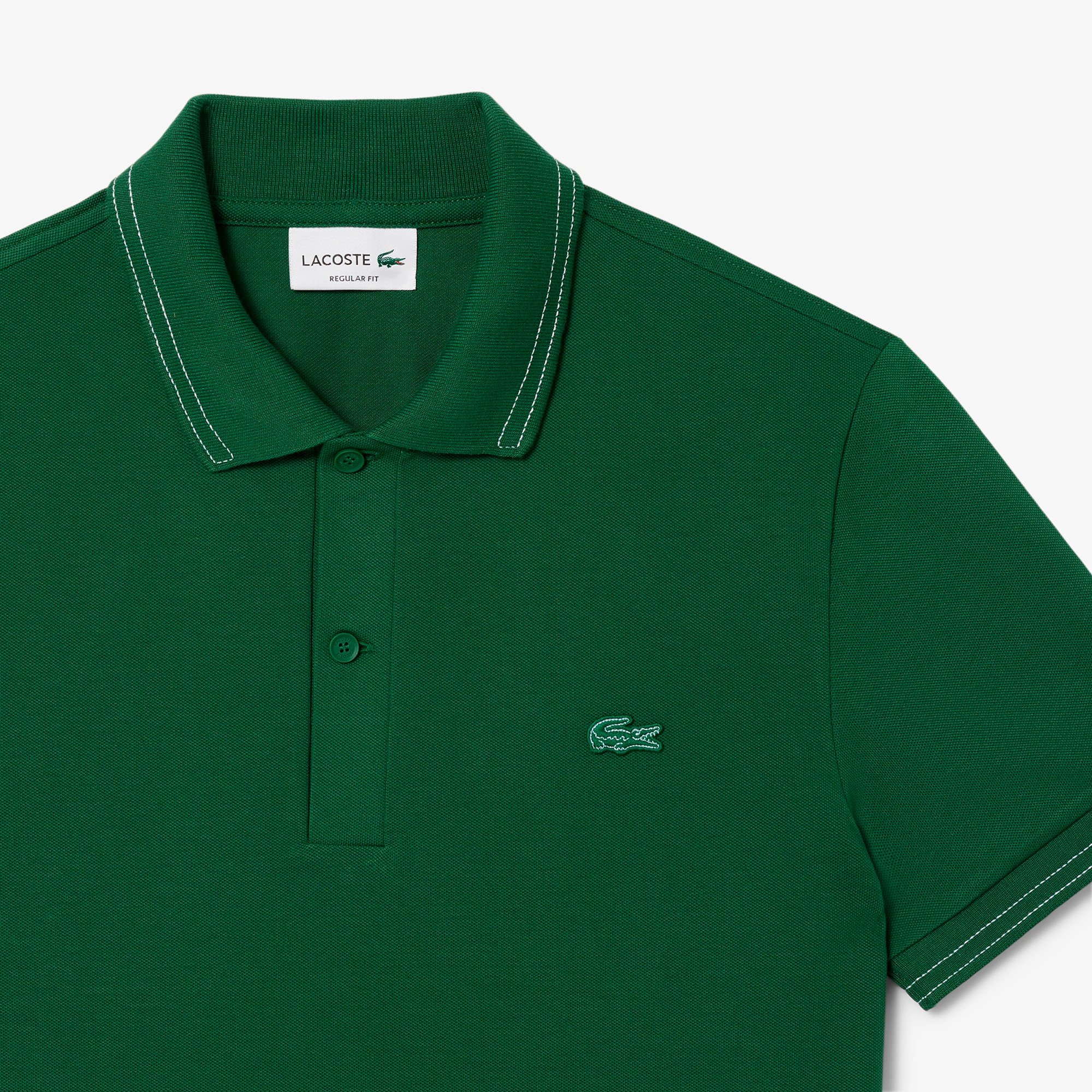 【新品】ラコステ 配色ステッチポロシャツ PH1498-99 ベージュ サイズ3 配色ステッチポロシャツ | LACOSTE/ラコステ | 三越伊勢丹