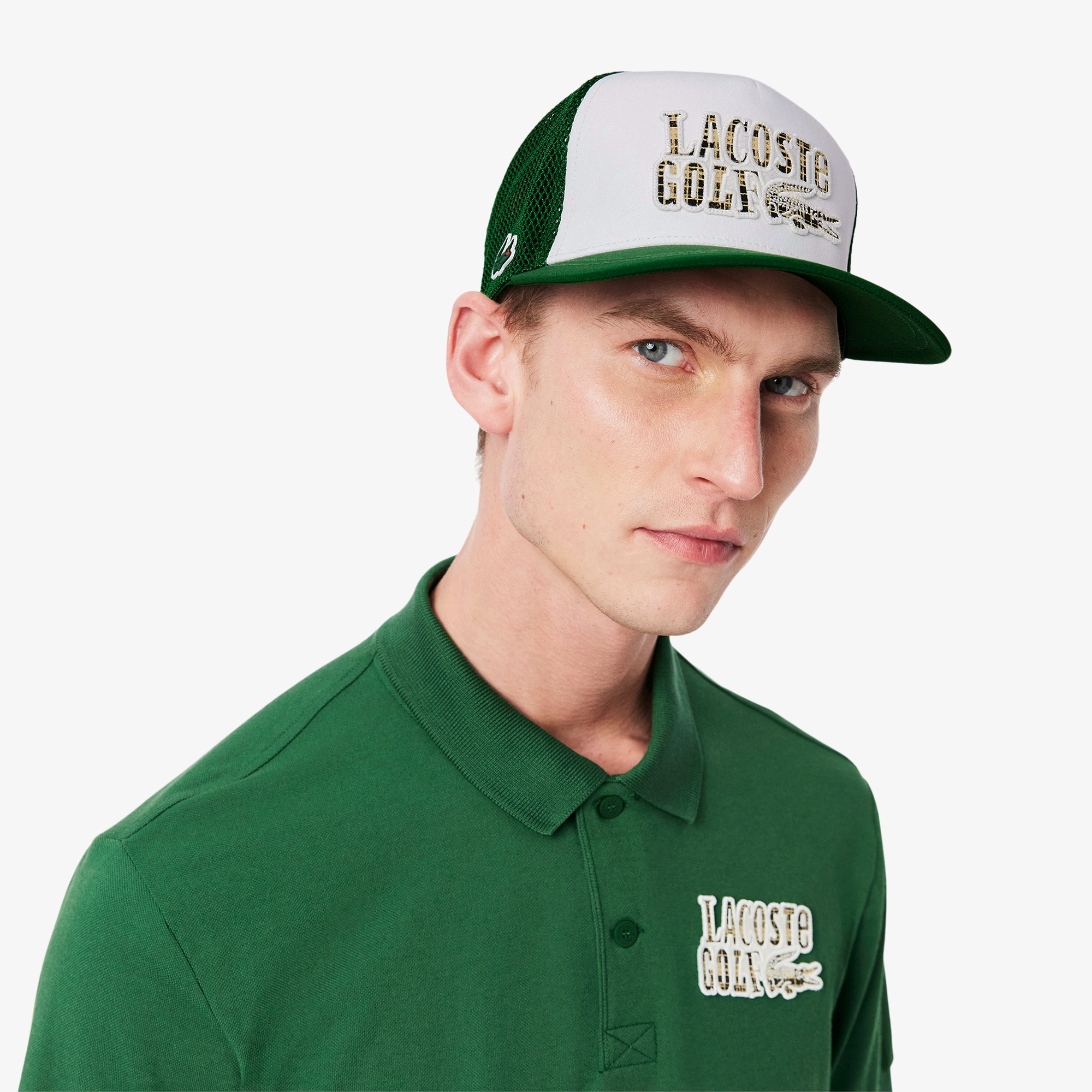 ラコステゴルフメッシュキャップ