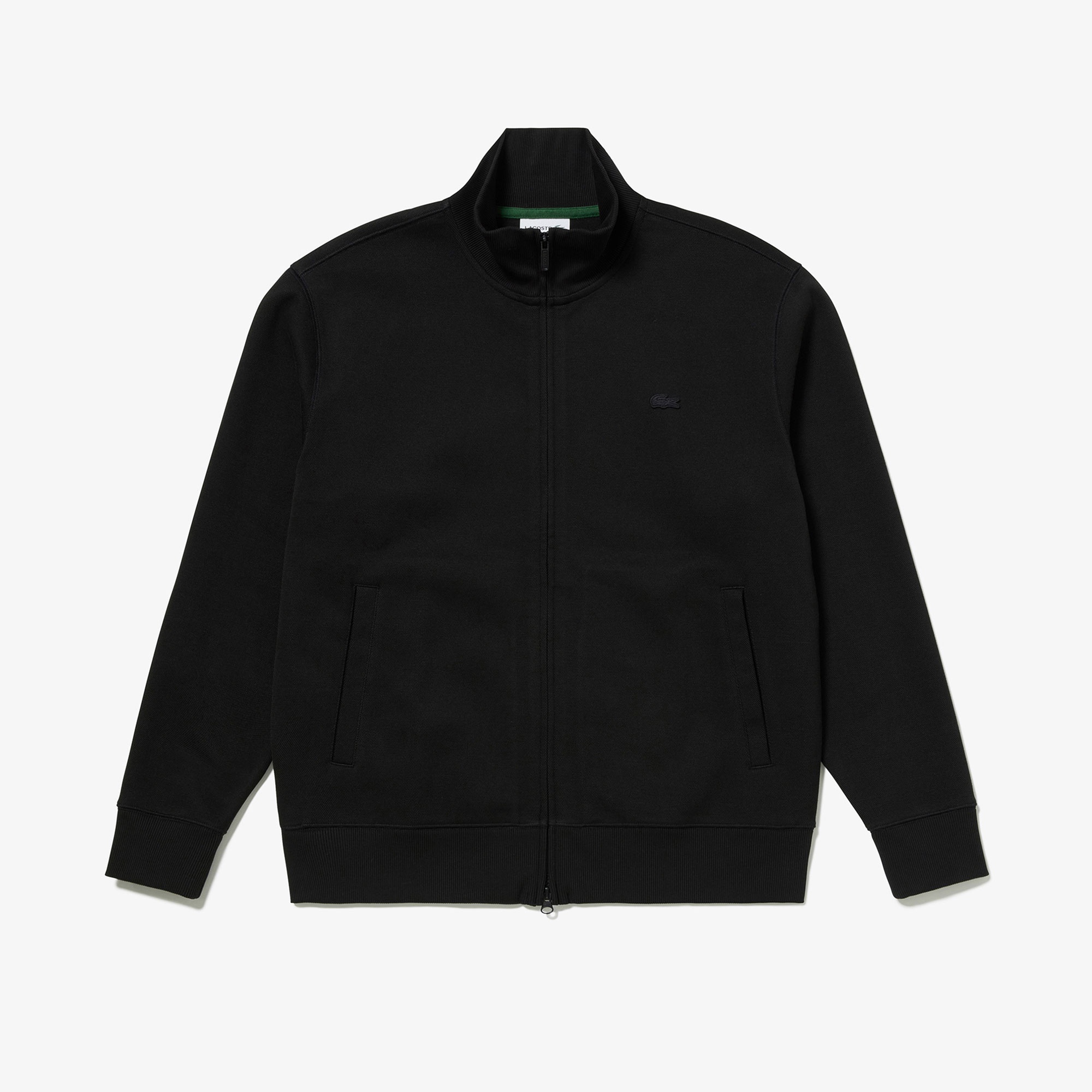 鹿の子ジップニット