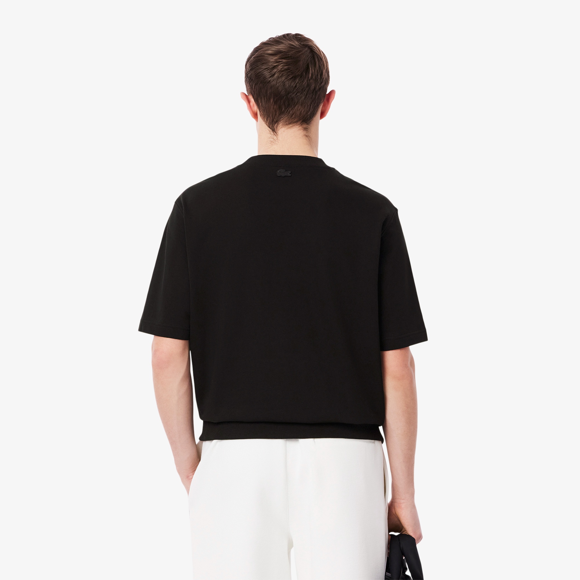 トーン・オン・トーンステッチ半袖スウェット