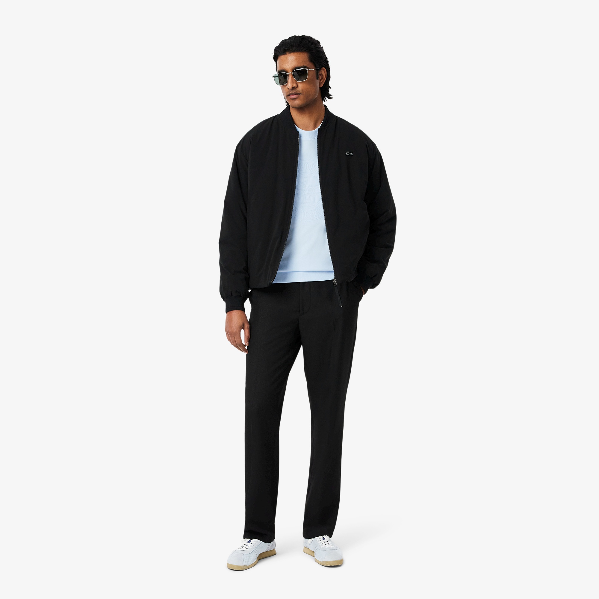 トーン・オン・トーンステッチ半袖スウェット