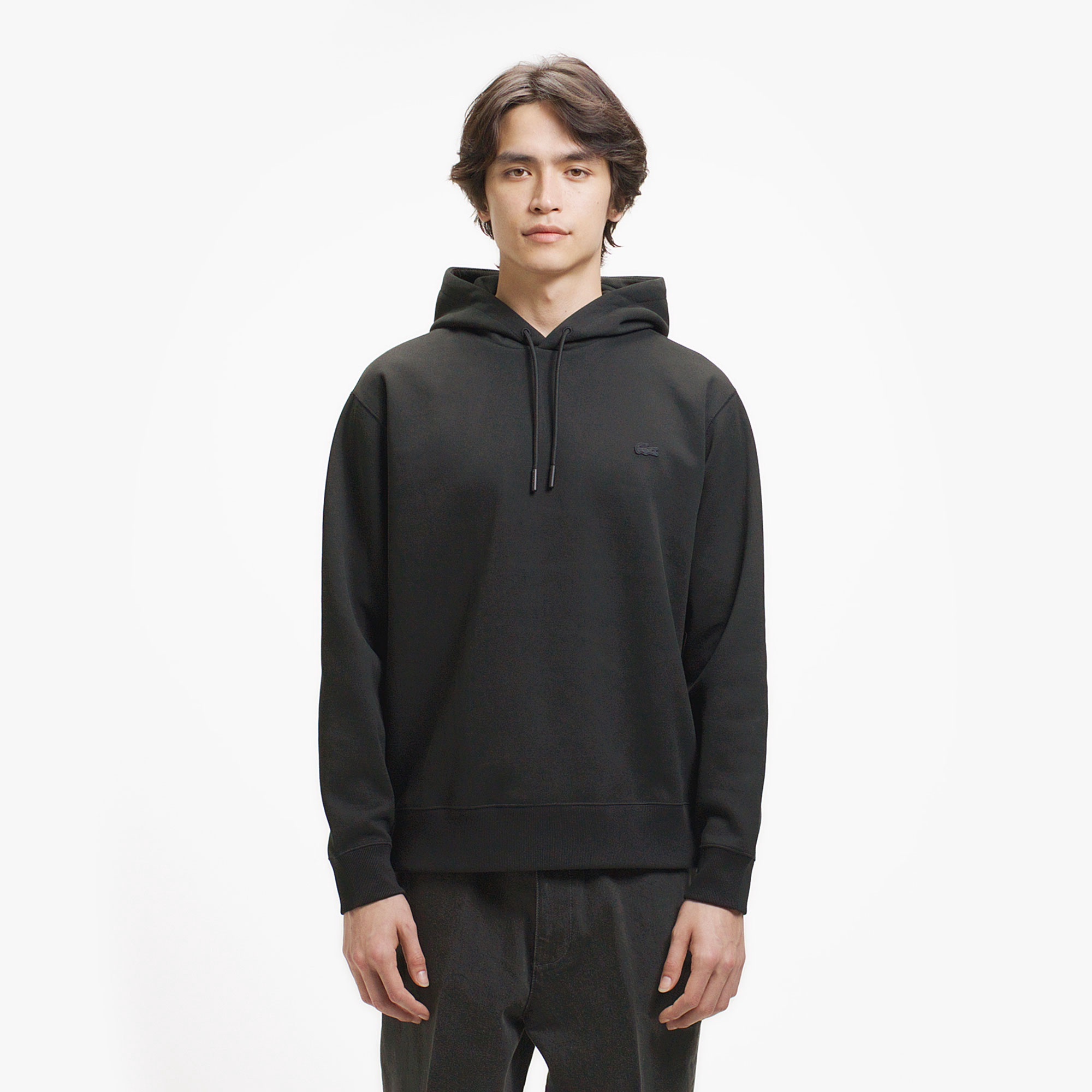 鹿の子ニットワントーンフーディー