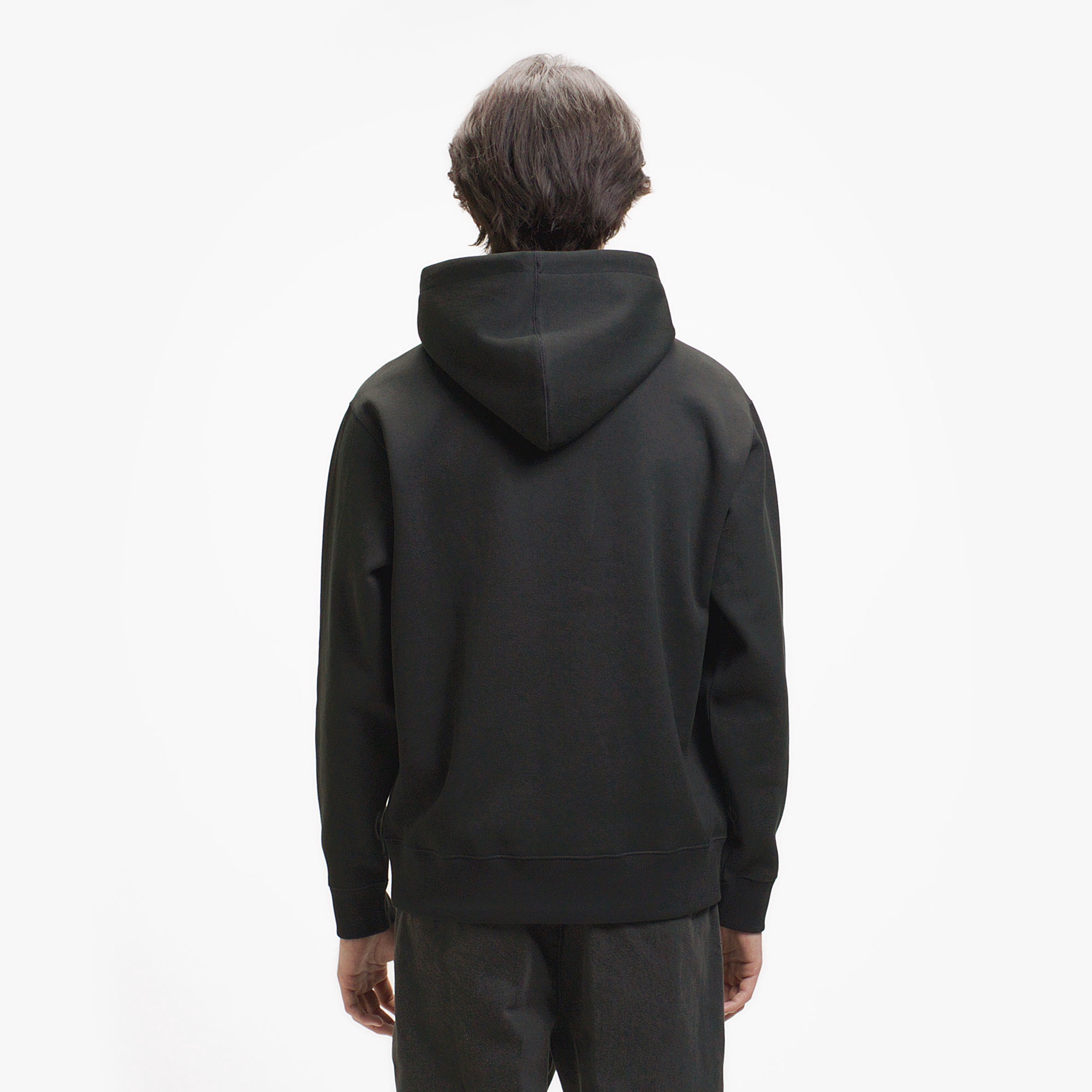 鹿の子ニットワントーンフーディー