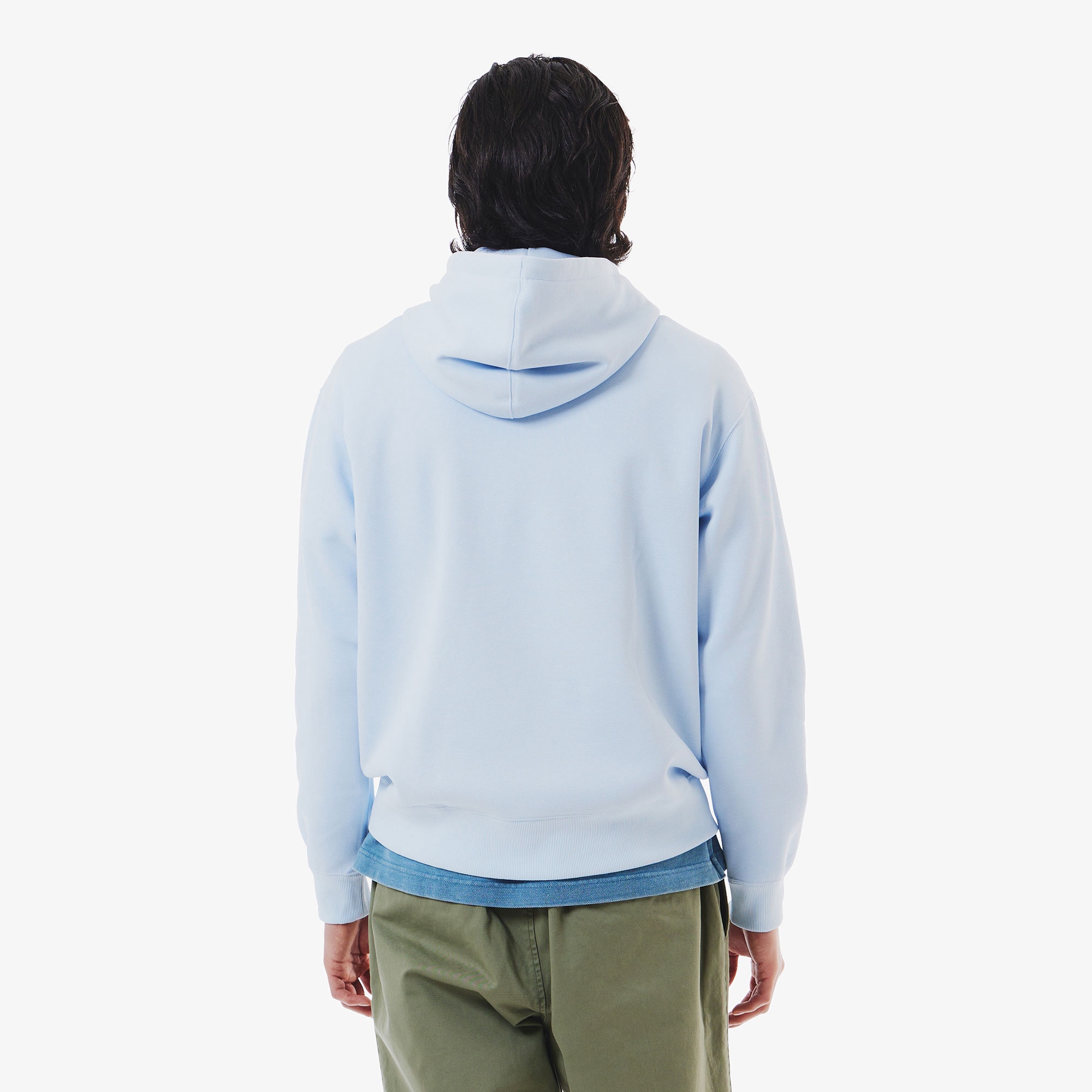 鹿の子ニットワントーンフーディー