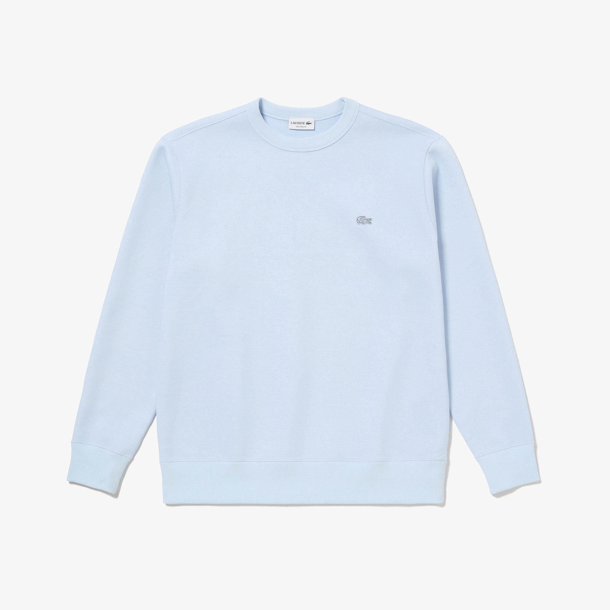 鹿の子ニットワントーンクルーネック